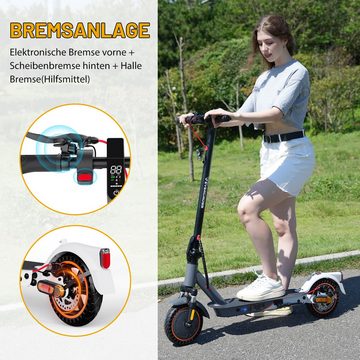 EVERCROSS TECH E-Scooter EV85F mit Straßenzulassung (ABE), 8,5'' klappbarer Elektroroller, mit APP, 7,8AH AKKU, 400W Motor, 15KG Gewicht, Zwei Stoßdämpfer