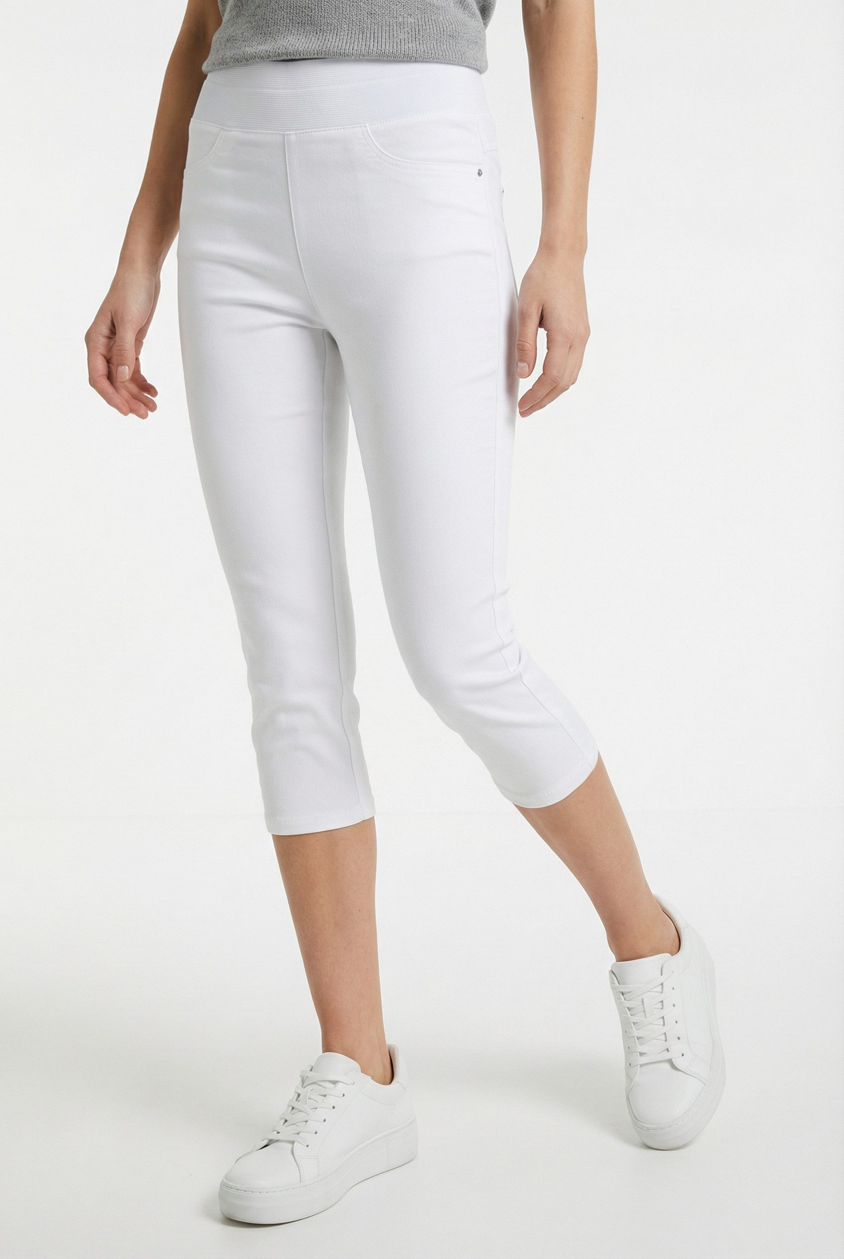FREEQUENT Caprileggings FQSHANTAL-CA-POWER mit extra breitem Bund