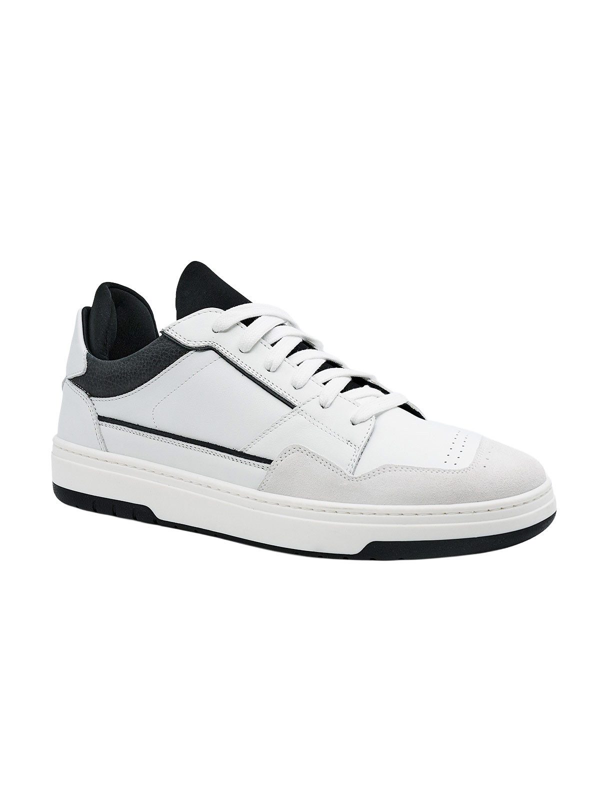emilio adani Herren Schuhe, Reinweiss Sneaker