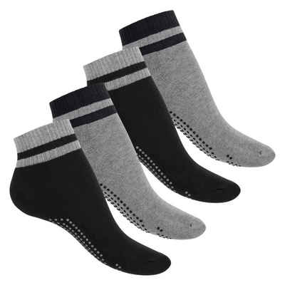 celodoro ABS-Socken Damen & Herren Yoga & Wellness Socken ABS Frotteesohle (4 Paar)