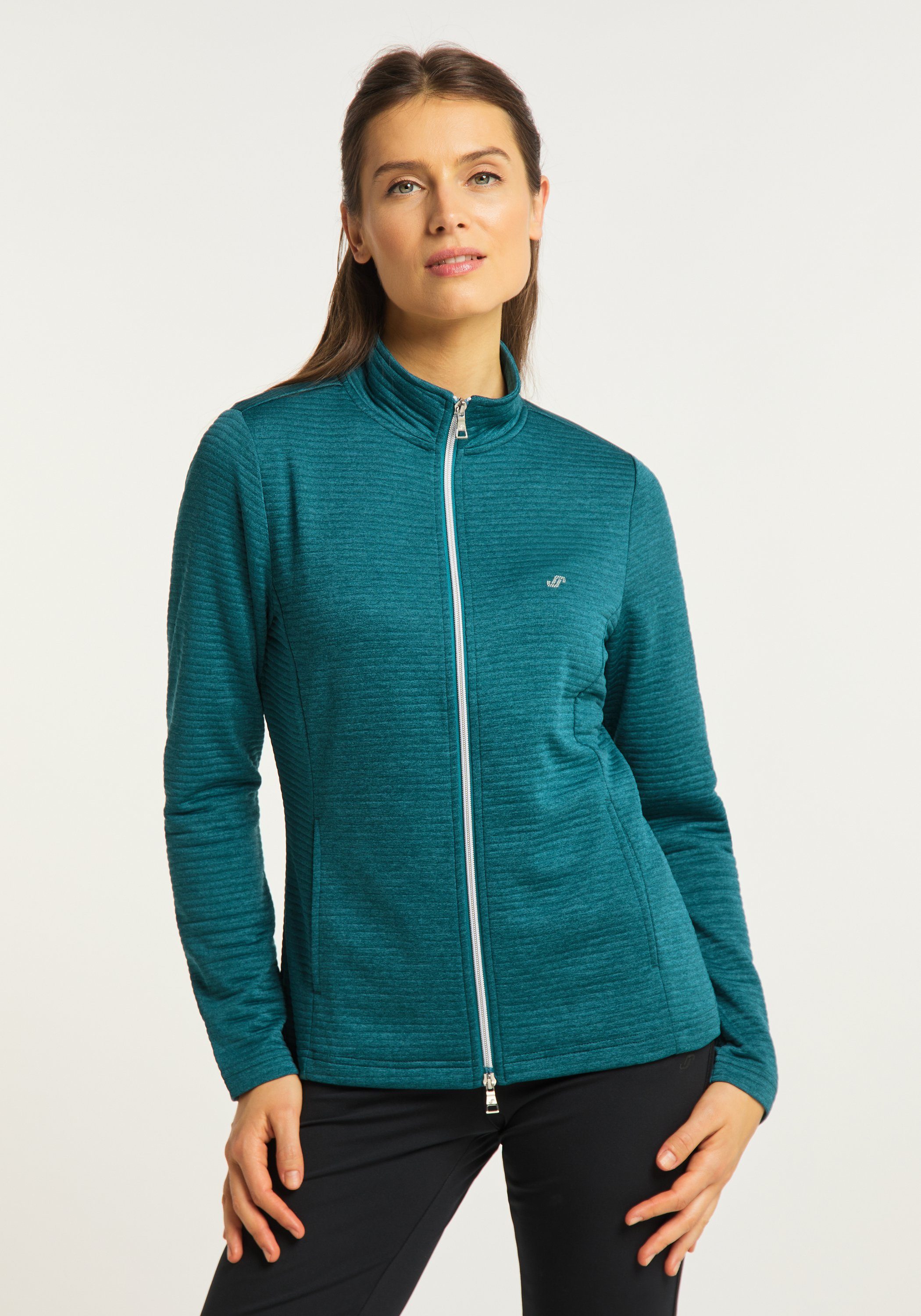 PEGGY melange teal Sportswear Joy deep Trainingsjacke Jacke