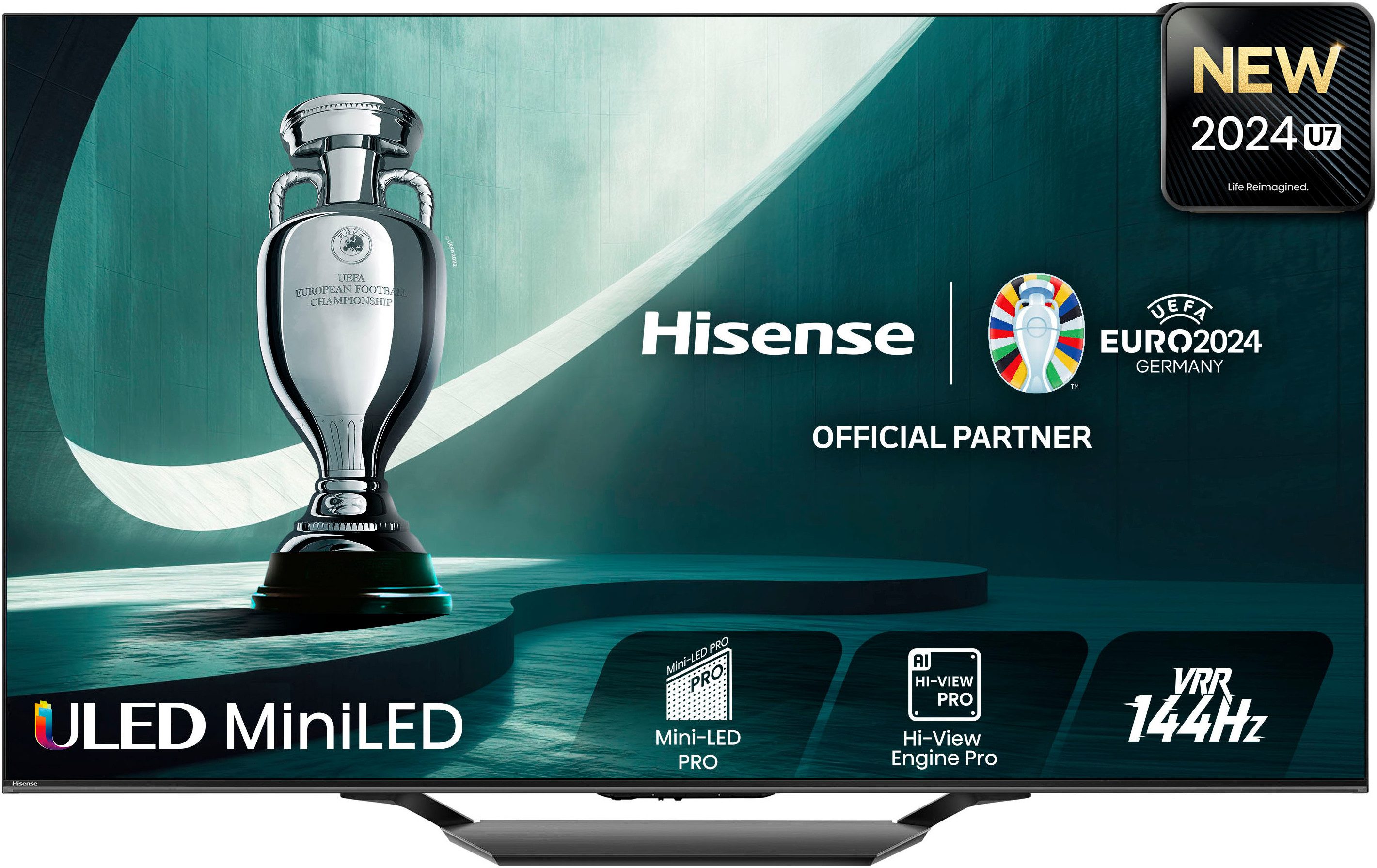 Hisense 65U7NQ Mini-LED-Fernseher (164 cm/65 Zoll, 4K Ultra HD, Smart-TV, 4KUHD, ULED, Mini LED)