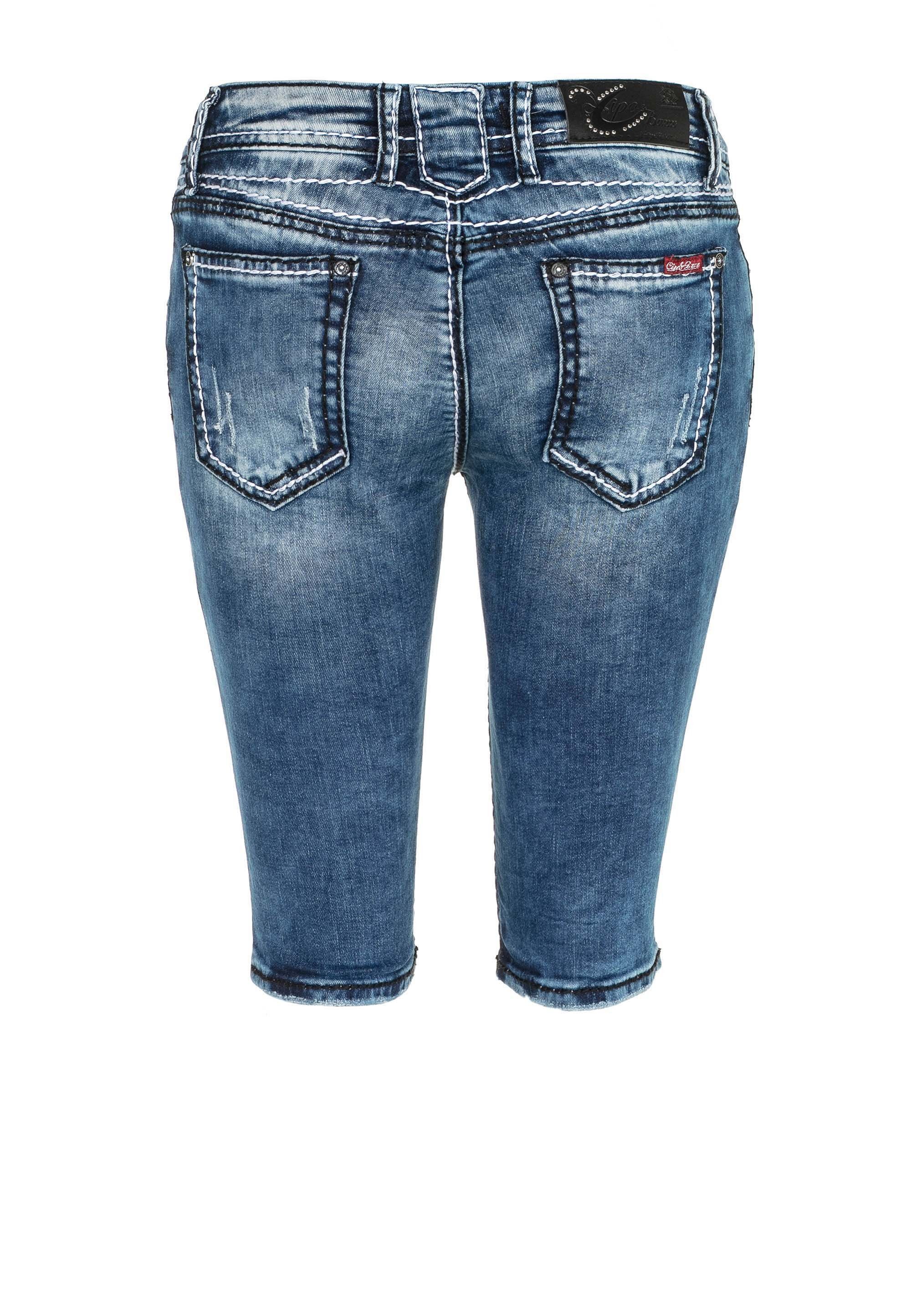 Shorts & trendigen mit Cipo Baxx Ripped-Details