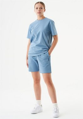 ORGANICATION Shorts Sheyma-Women's Shorts in Steel Blue