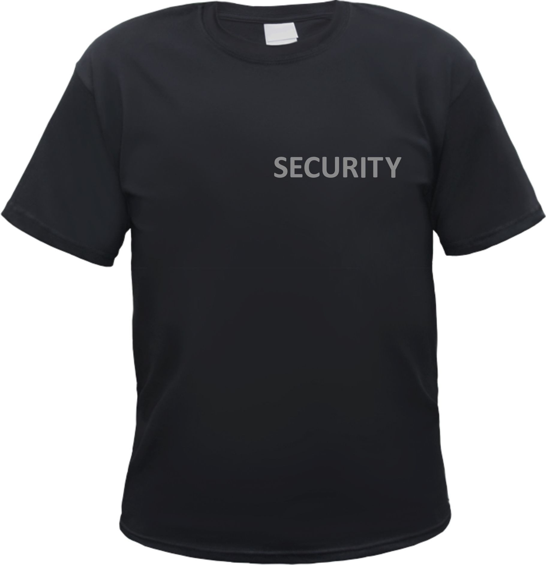 HB-Druck T-Shirt Security T-Shirt mit reflektierenden Druck - Tee Shirt aus 100% Baumwolle mit strapazierfähigem Aufdruck