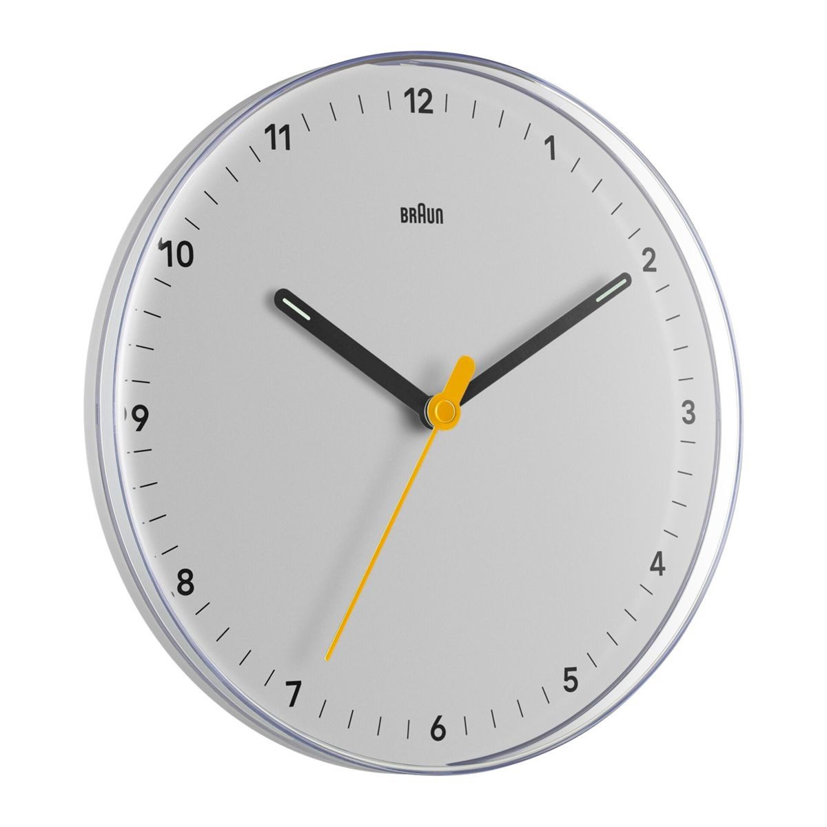 Braun Wecker BC 26 W Quarzwanduhr