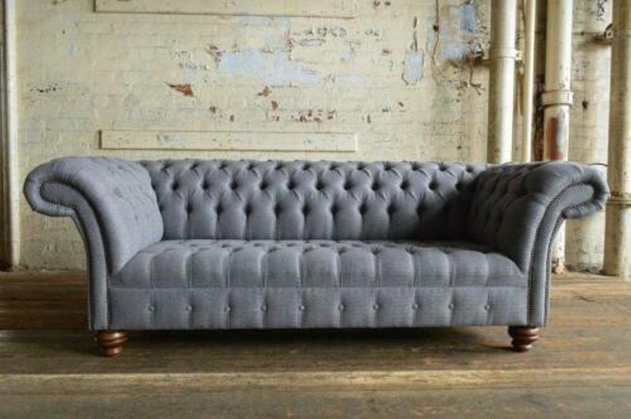 JVmoebel 3-Sitzer Edle Chesterfield Möbel Wohnzimmer Couch Leder Sofa, Made in Europe