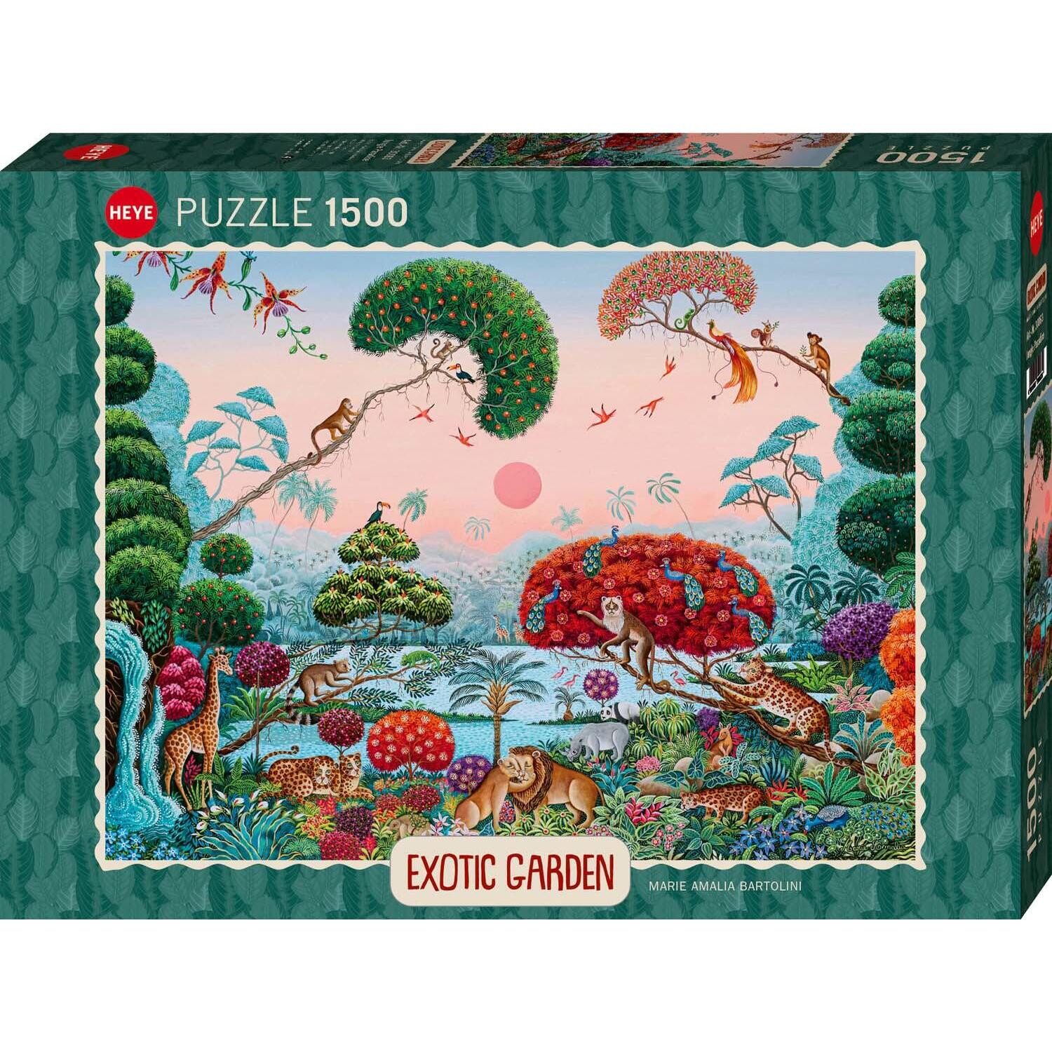 HEYE Puzzle Jungle Paradise, Exotic Garden, 1500 Puzzleteile