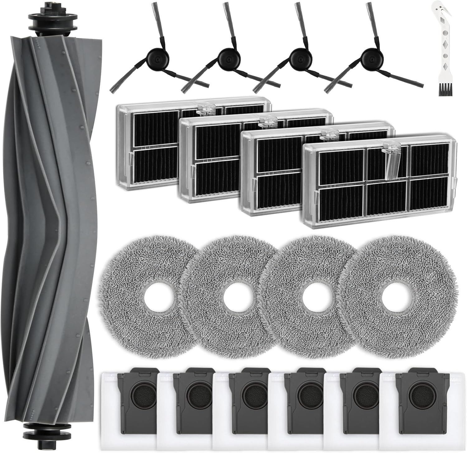 FELIXLEO Saugroboter Zubehör-Set Zubehörset für Dreame X40 Ultra Complete Staubsauger Roboter, (20-tlg)