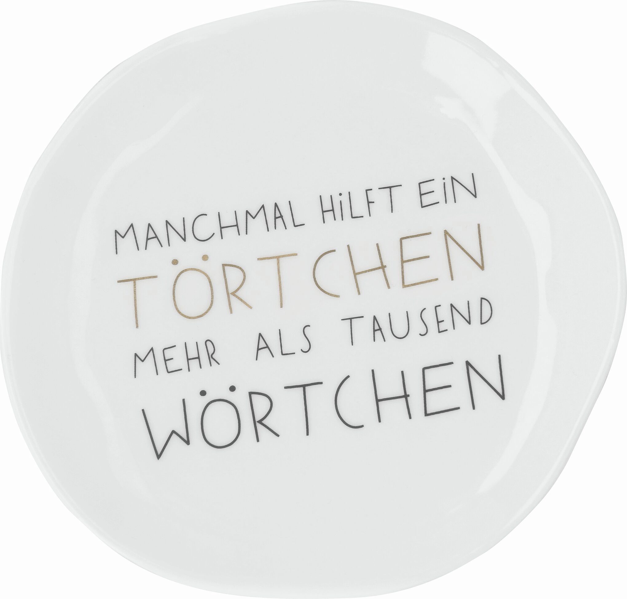 Räder Teller räder Mix & Match Kleiner Teller Törtchen Porzellan Weiß