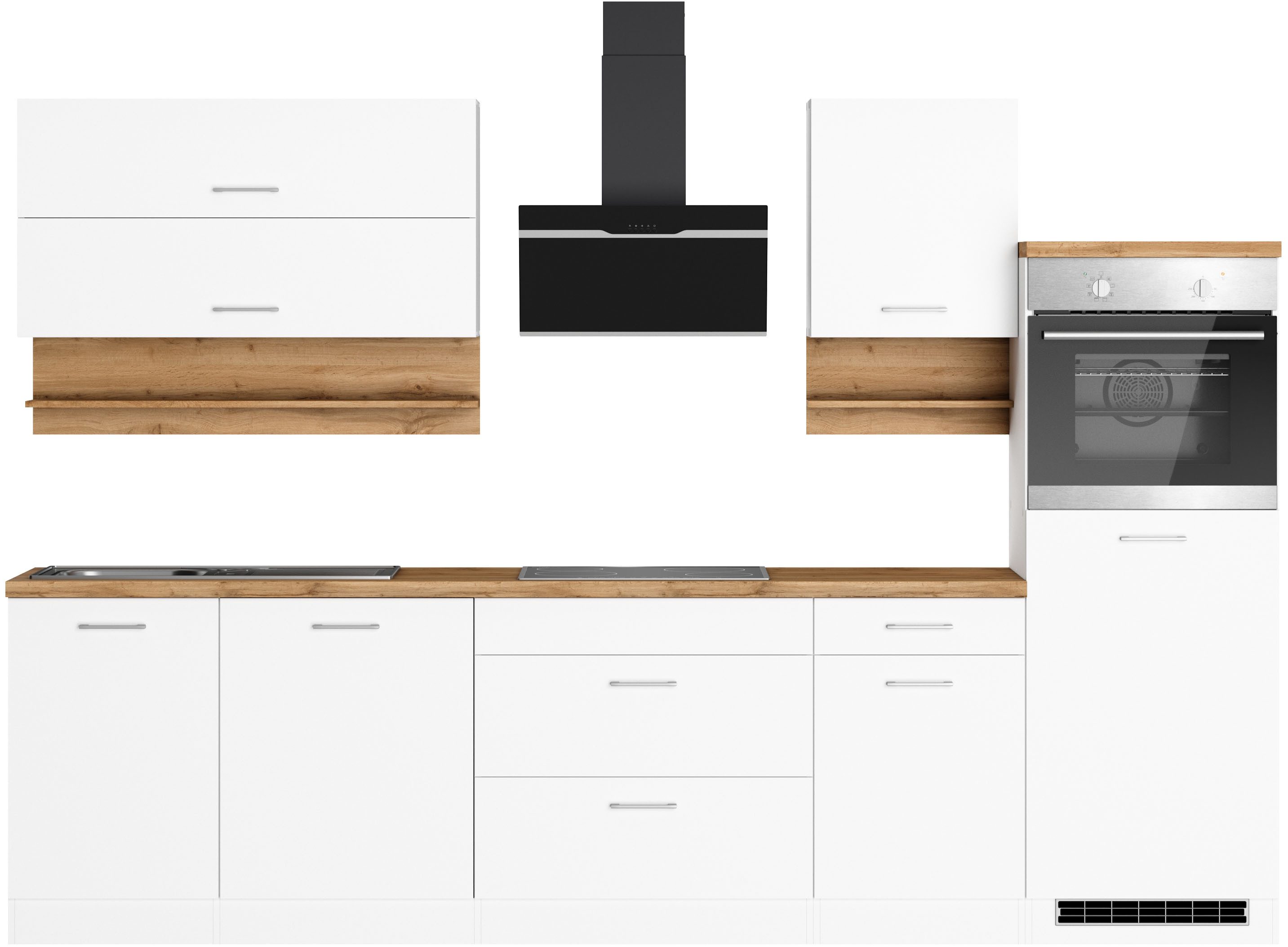 KOCHSTATION Küchenzeile KS-Milan, 300 cm breit, günstig online kaufen