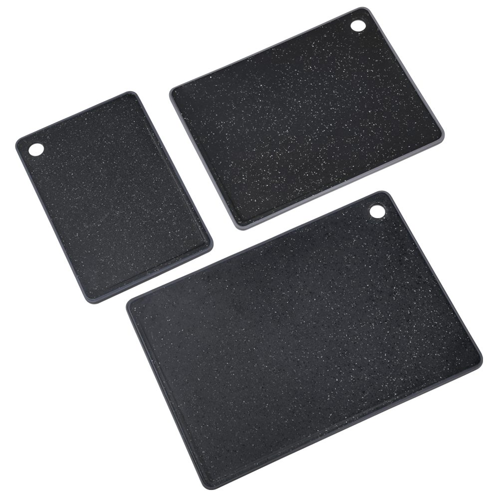 KESPER® Schneidebrett 3 verschiedene Größen, Kunststoff, (Set, 3-St), mit Griffloch