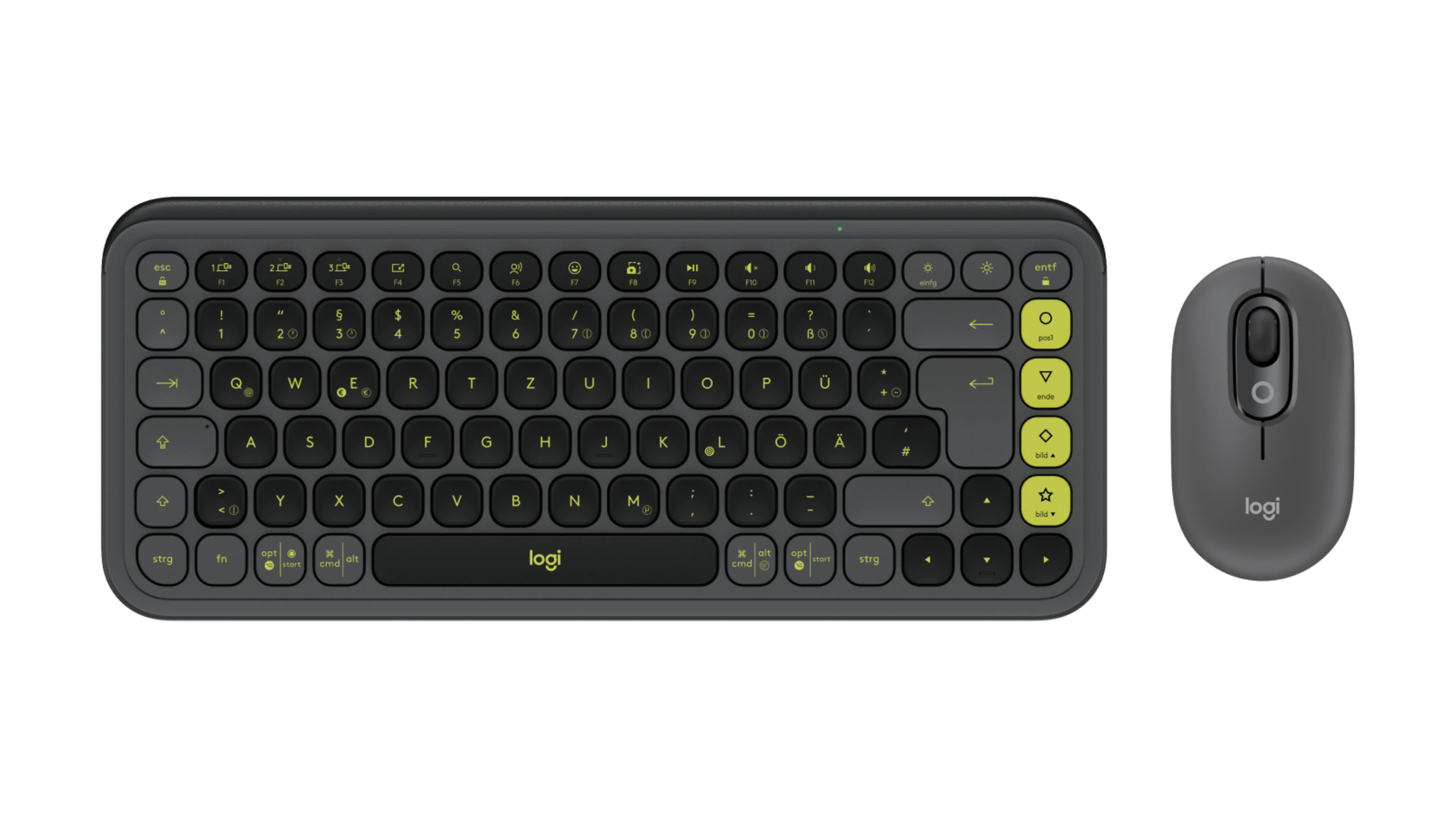 POP ICON COMBO - GRAPHITE - DEU - CENTRAL-419 Gaming-Tastatur