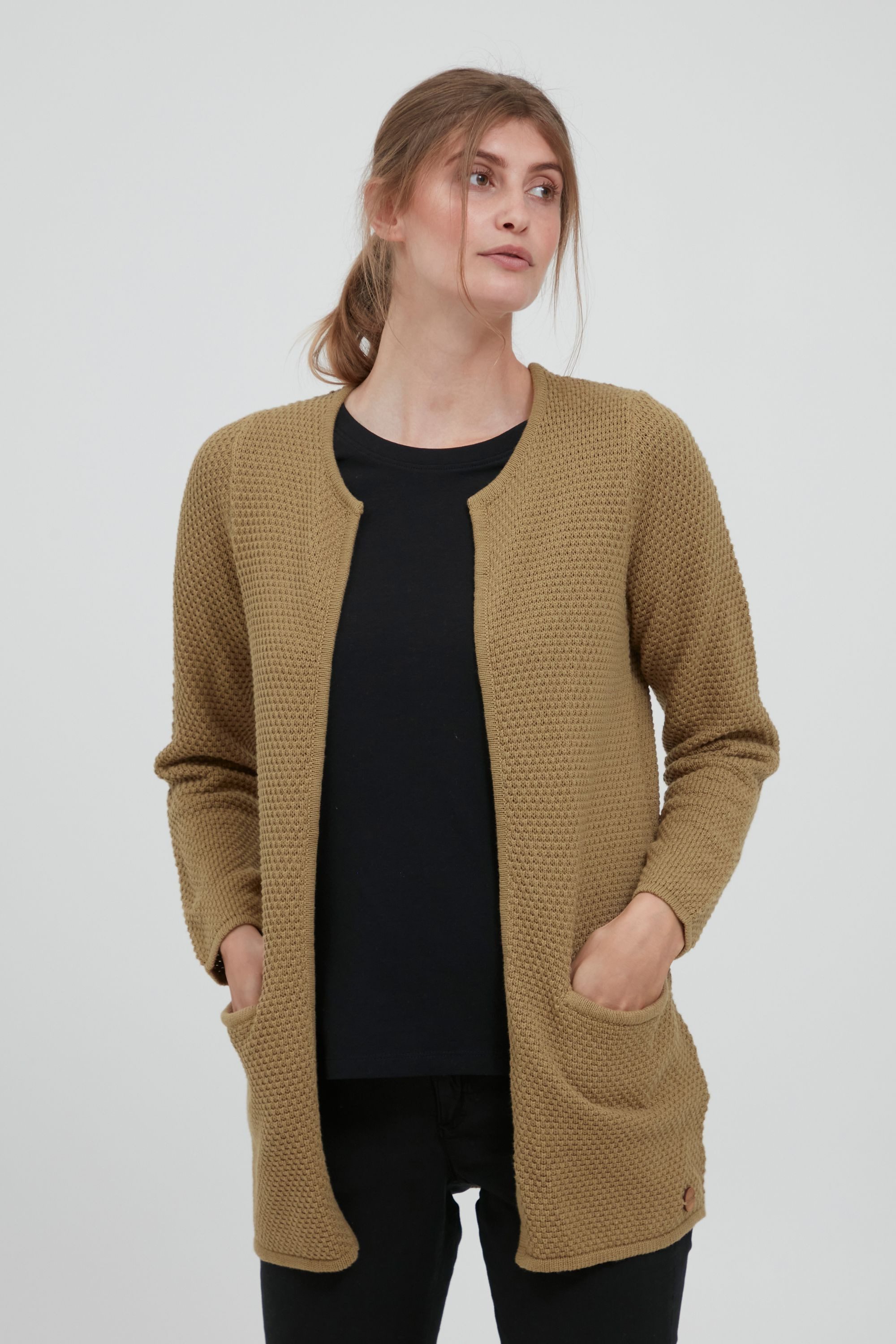 OXMO Strickjacke OXHilda Strickjacke im Perlstrickmuster günstig online kaufen