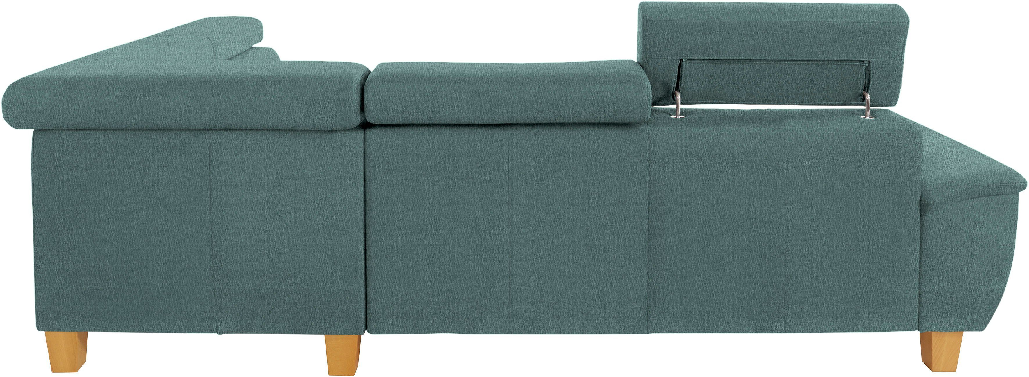 Ecksofa exxpo und Enya, wahlweise sofa Kopfteilverstellung, Bettkasten inklusive Bettfunktion fashion -