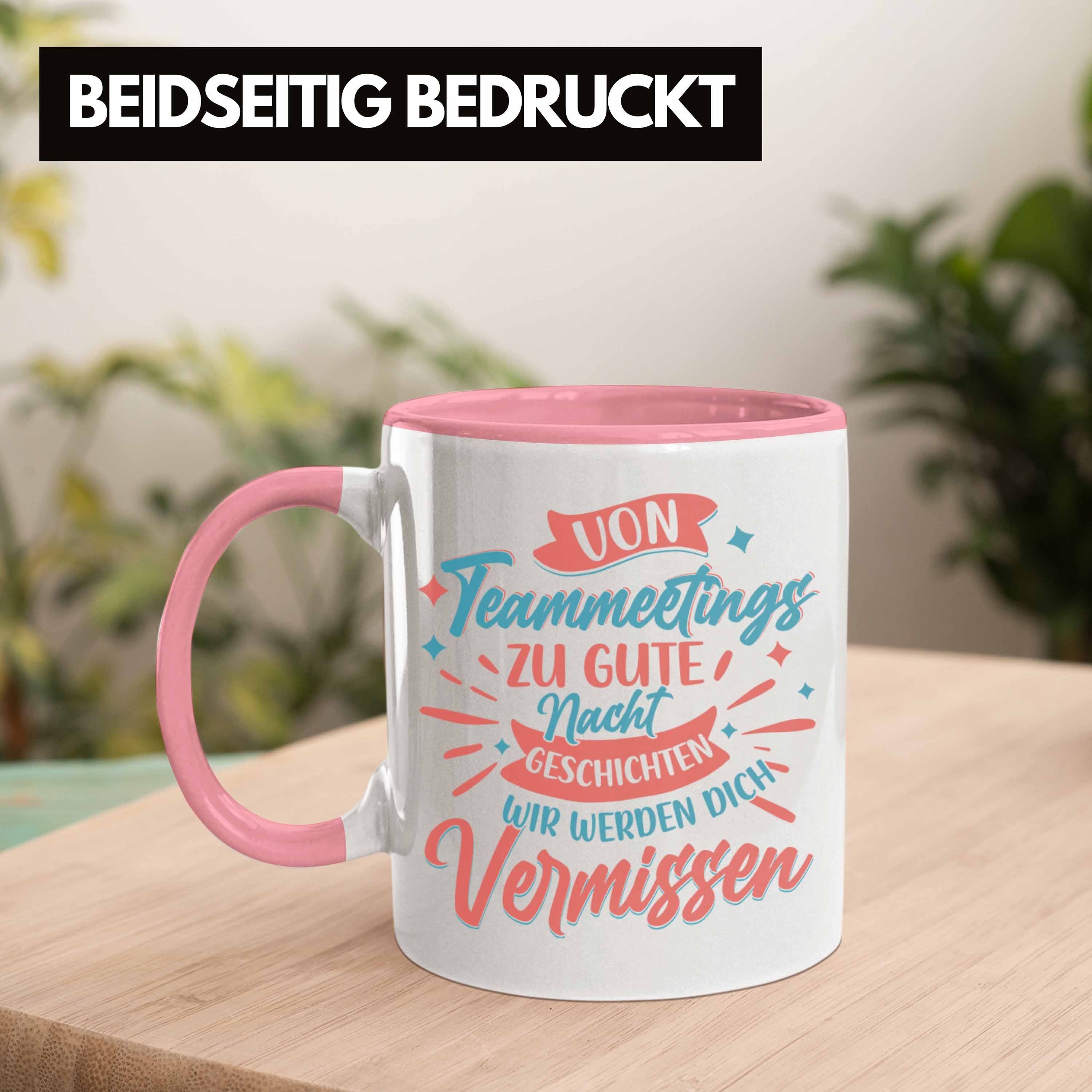 Rosa Geschenk Mutterschutz Trendation Abschied Kollegi Tasse Mutterschutz Tasse Kaffeetasse