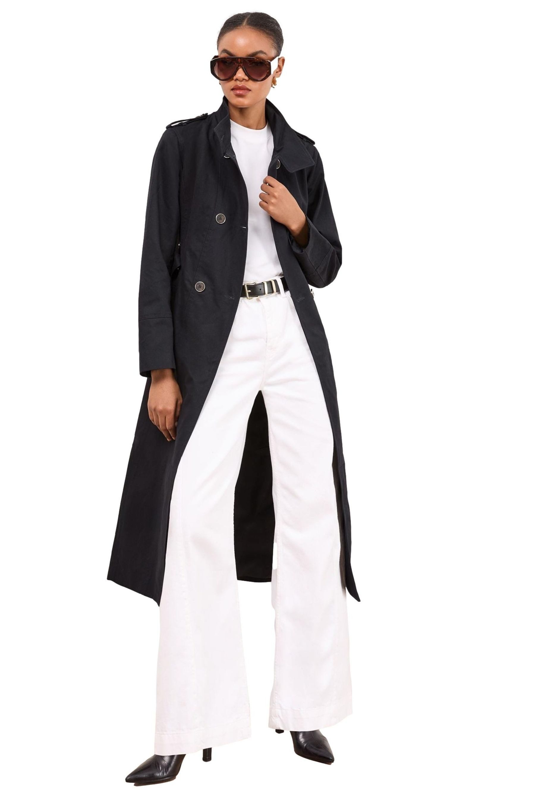 LIPSY Trenchcoat Lipsy Trenchcoat mit Stehkragen (1-tlg)