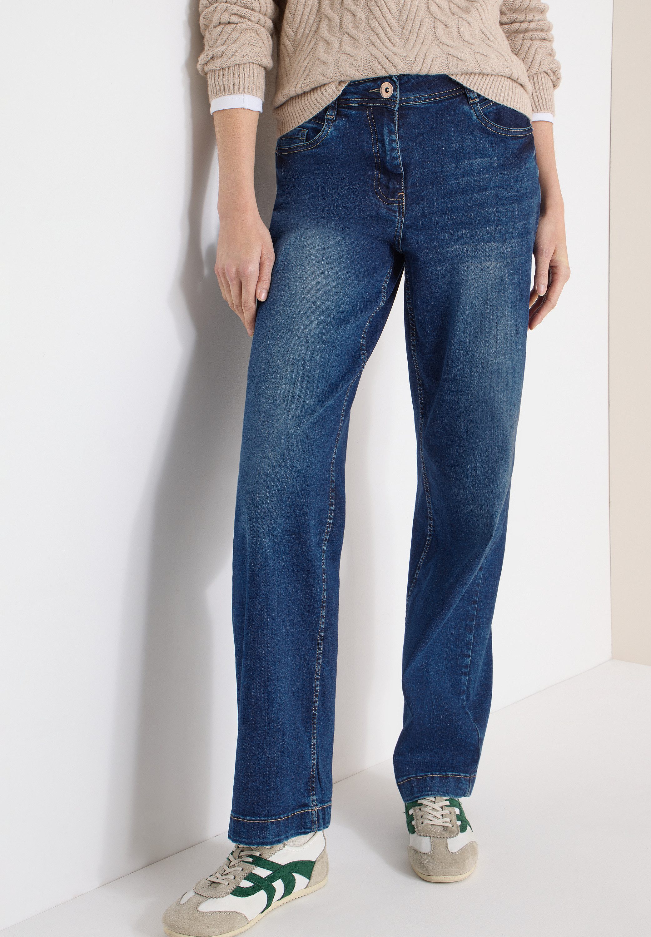 CECIL Weite Jeans NEELE im Five-Pocket Style