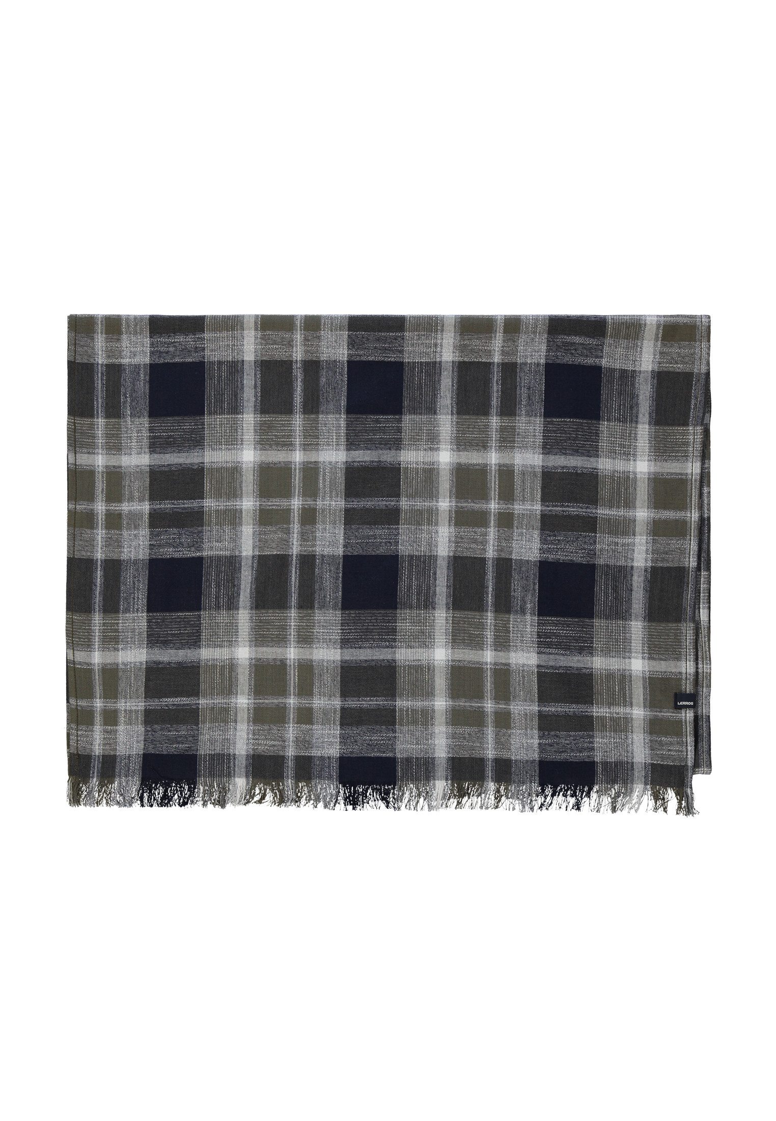 LERROS Schal Karoschal in karierter Baumwollqualität