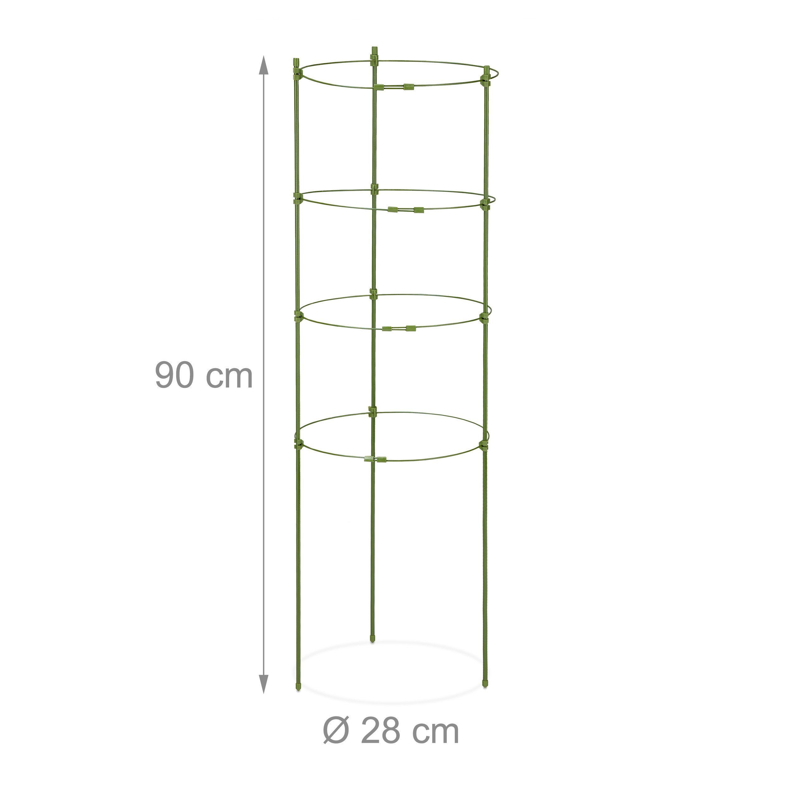 relaxdays Rankhilfe 5er Set 90 cm, 5 St. – Bild 4 von 5