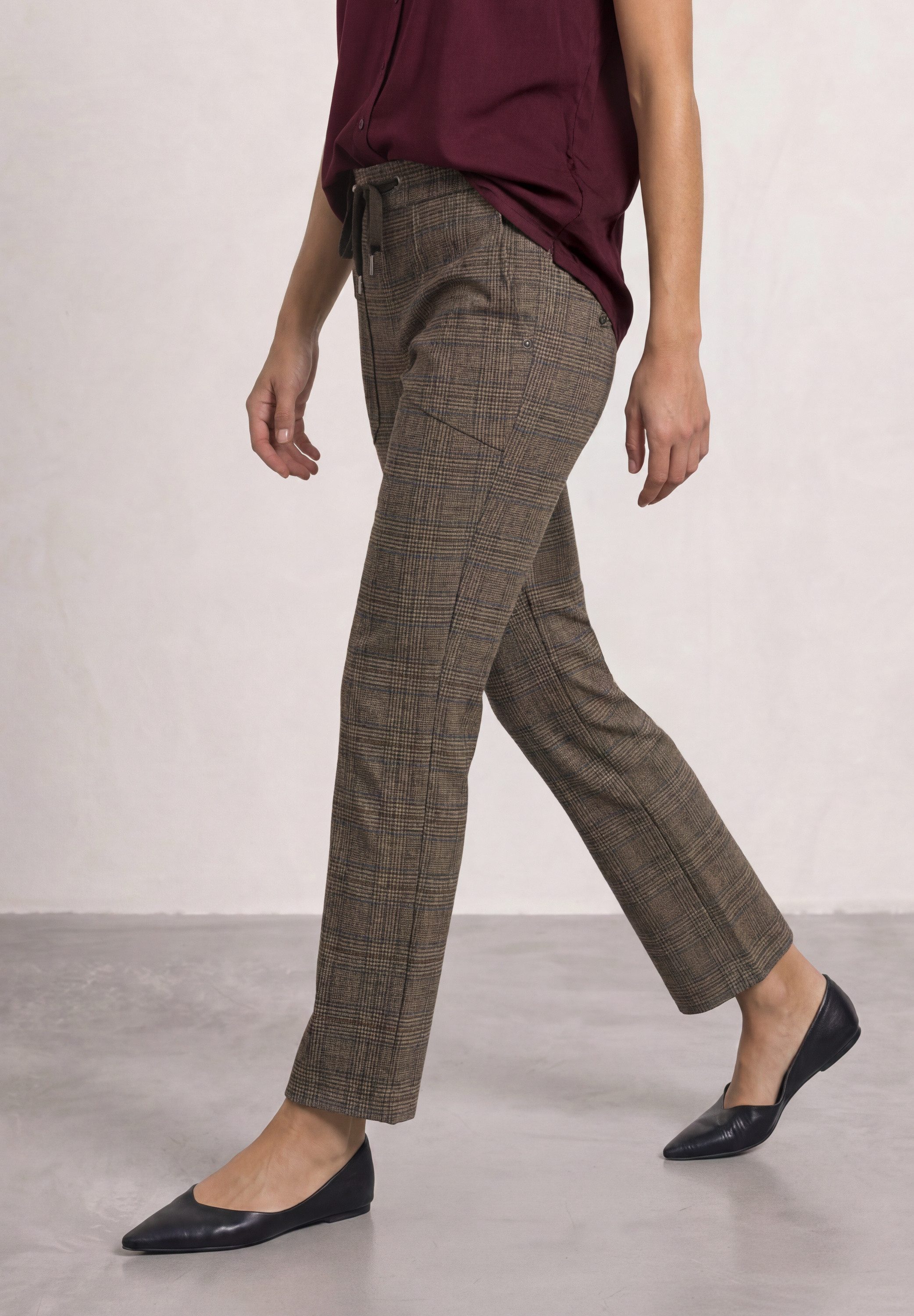 STREET ONE Stoffhose Middle Waist
