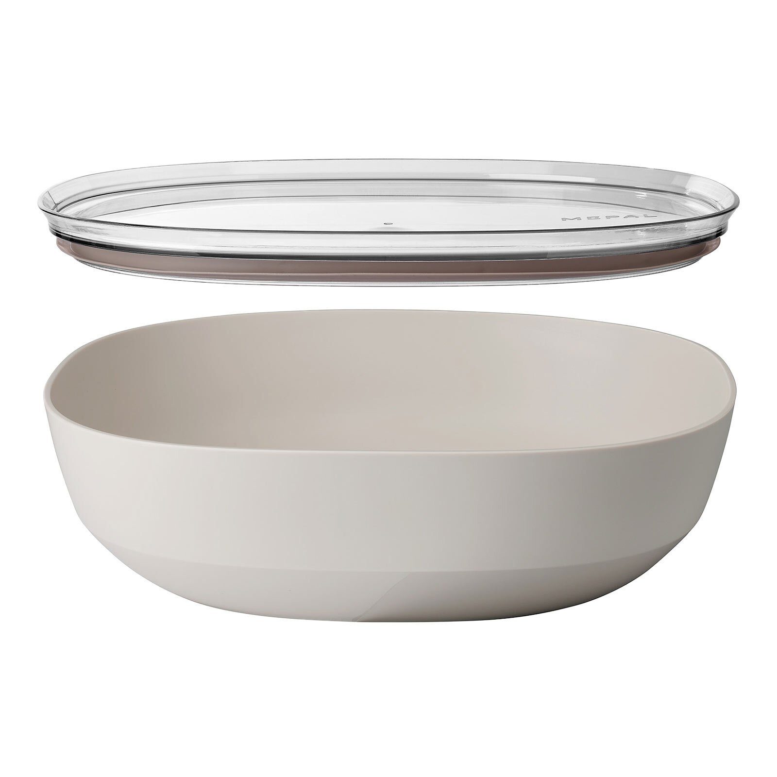 Mepal Schale Silueta Servierschale mit Deckel 4000 ml, Kunststoff, (1x Schale, 1-tlg)