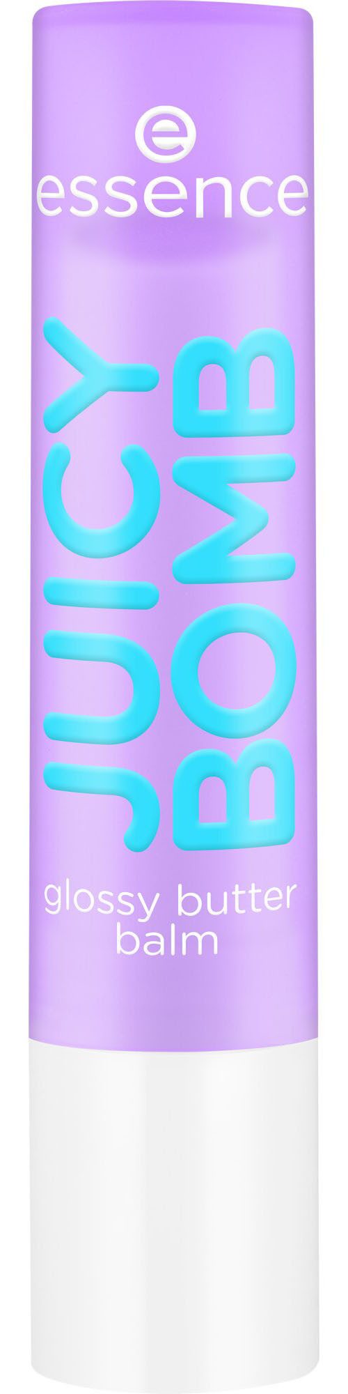 Essence Lippenbalsam JUICY BOMB GLOSSY BUTTER BALM, 3-tlg., für weiche, glänzende Lippen