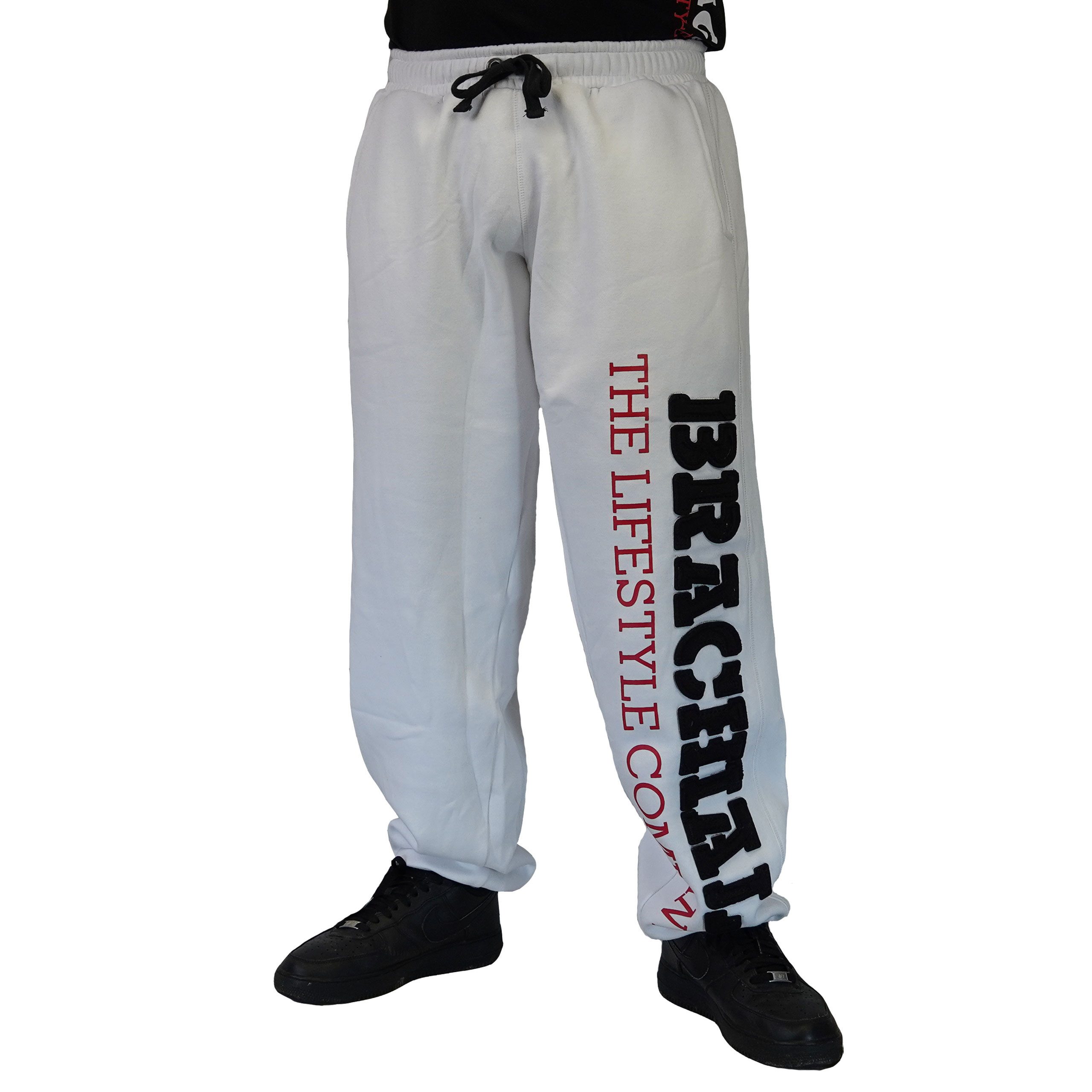 Sporthose Brachial Sporthose "Gym" weiß/schwarz