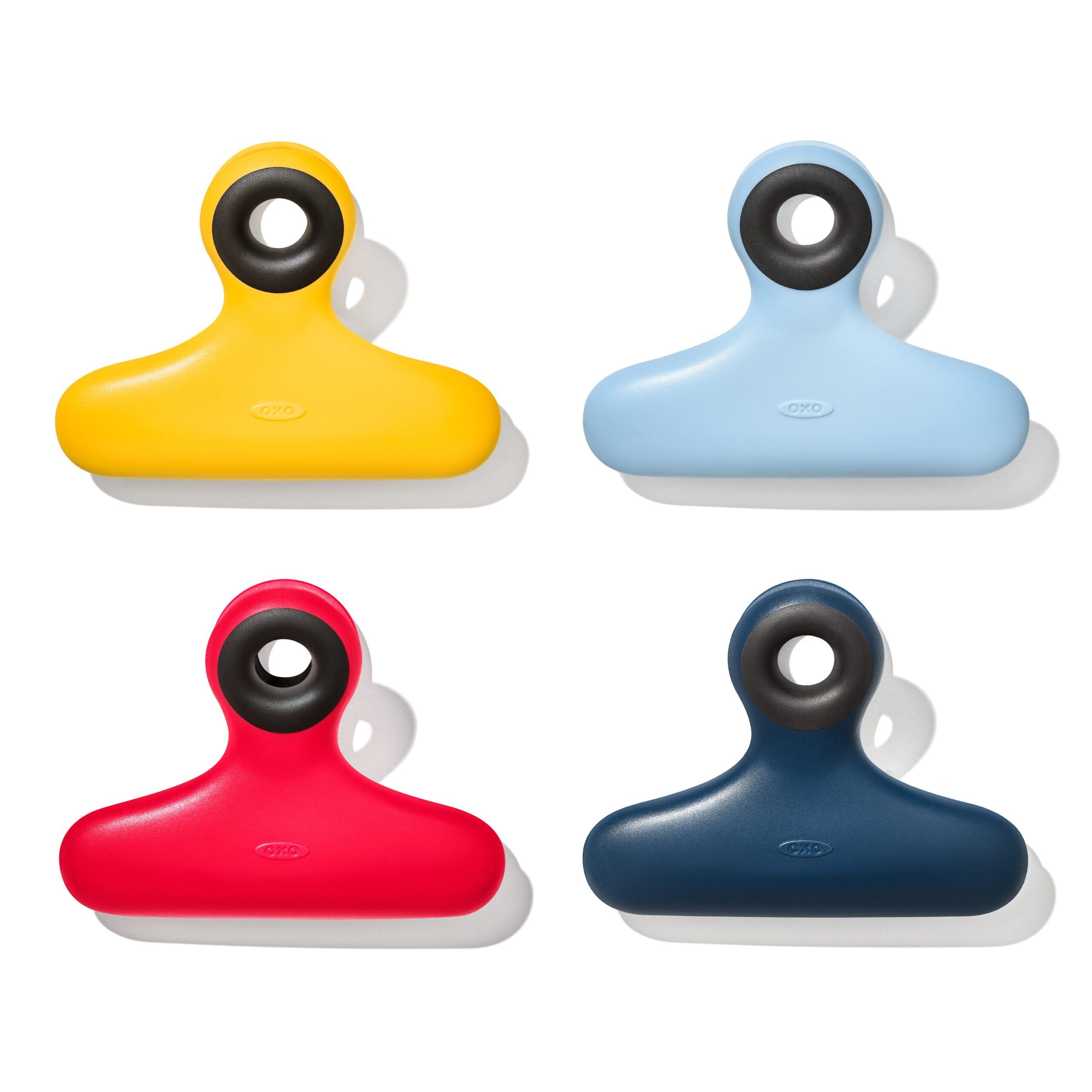 OXO Good Grips Verschlussklammer (4-tlg), Allzweck-Magnetclips – 4er-Pack