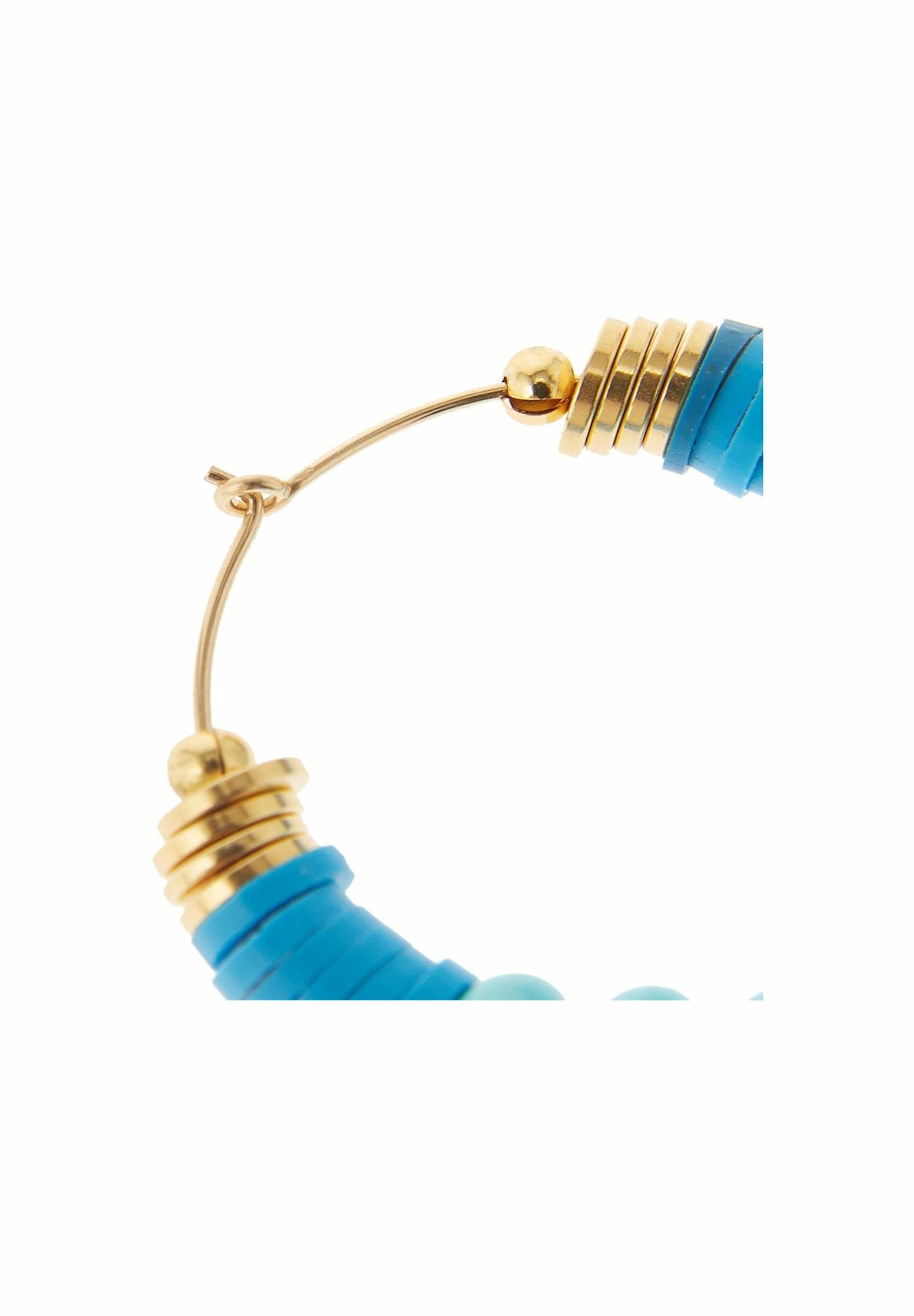 Edelsteine coloured Ohrhänger Paar gold Gemshine Türkis