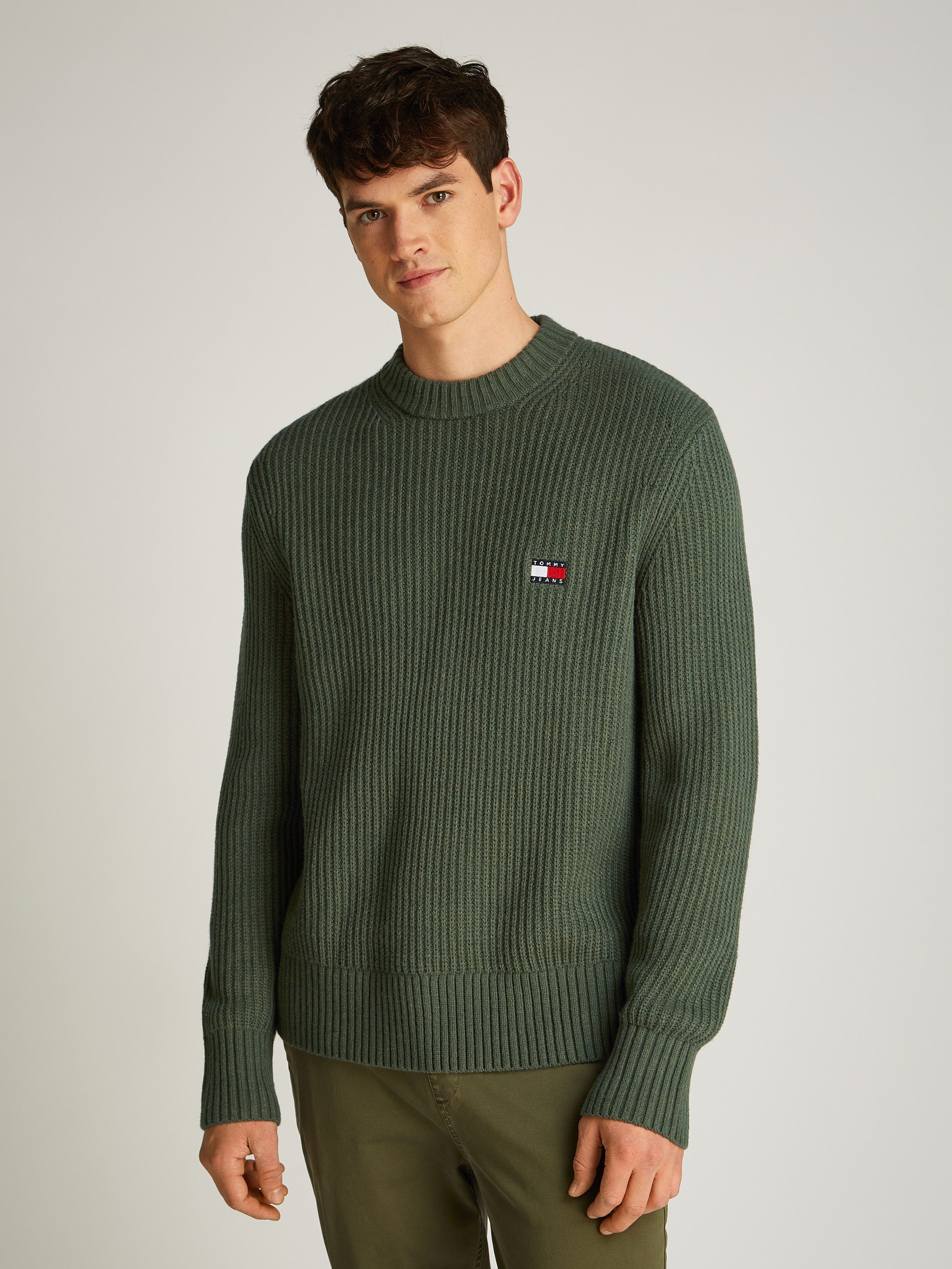 Tommy Jeans Rundhalspullover TJM REG BADGE günstig online kaufen