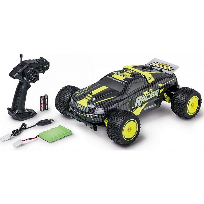 CARSON Spielzeug-Auto 1:10 Devil Racer 2.4G 100% RTR gelb
