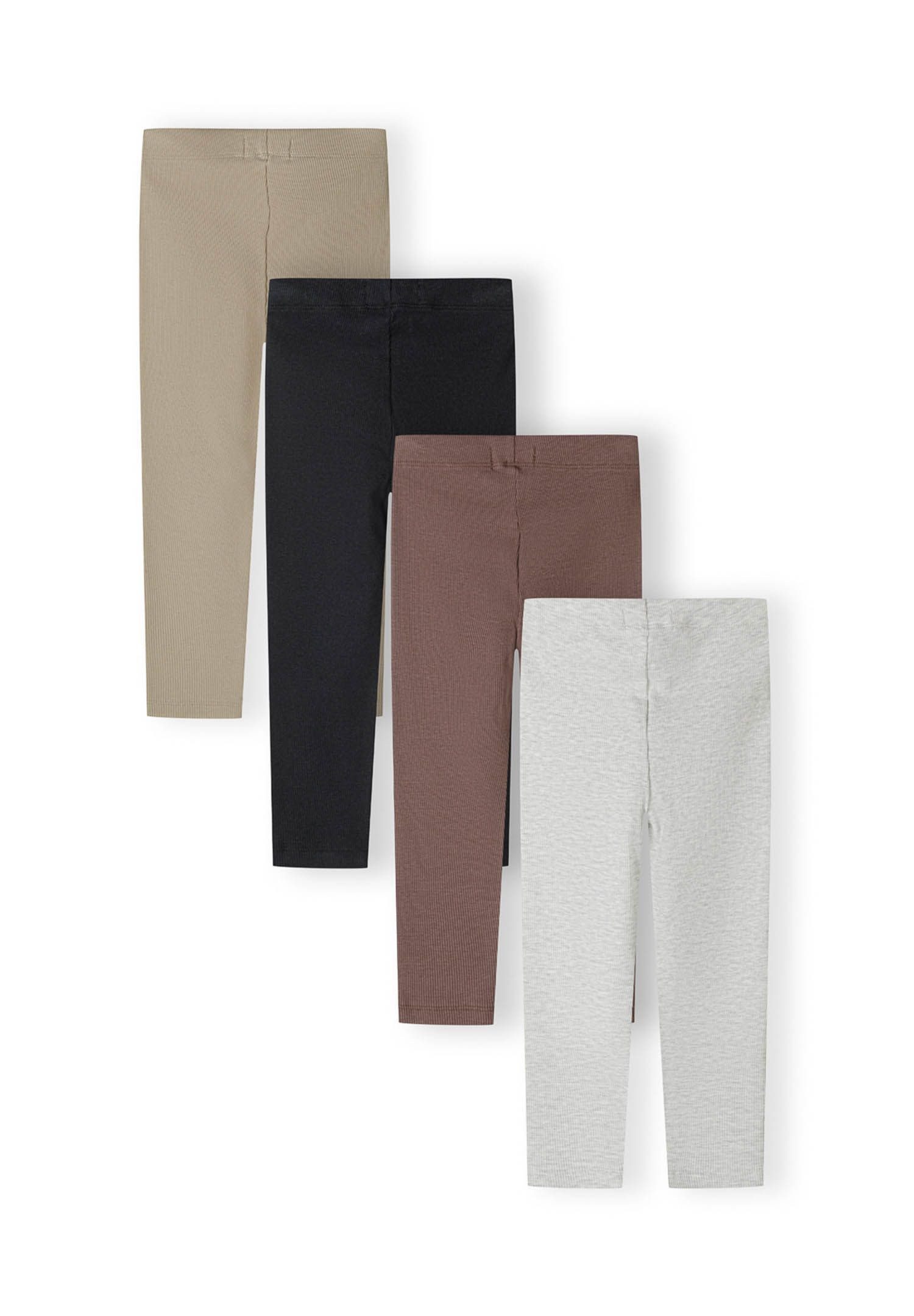 MINOTI Leggings 4er-Pack- gerippte Leggings mit elastischem Bund (9m-8y) günstig online kaufen