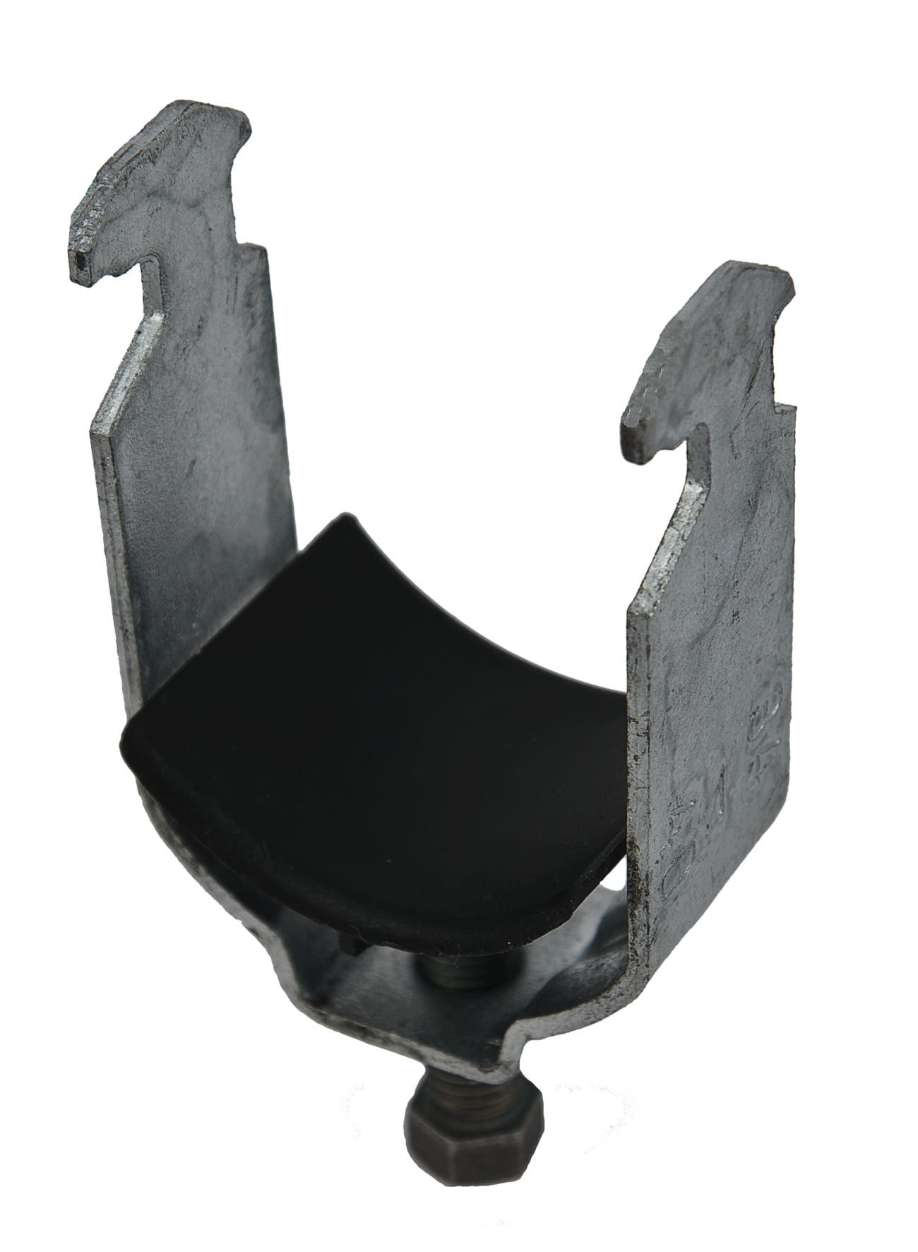 Don Quichotte Rohrschelle Bügelschelle mit Hammerkopffuß 28-34 mm Schwarz (100 St)