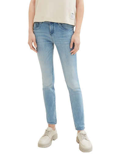 TOM TAILOR 5-Pocket-Jeans Tapered Relaxed mit Kordel am Bund