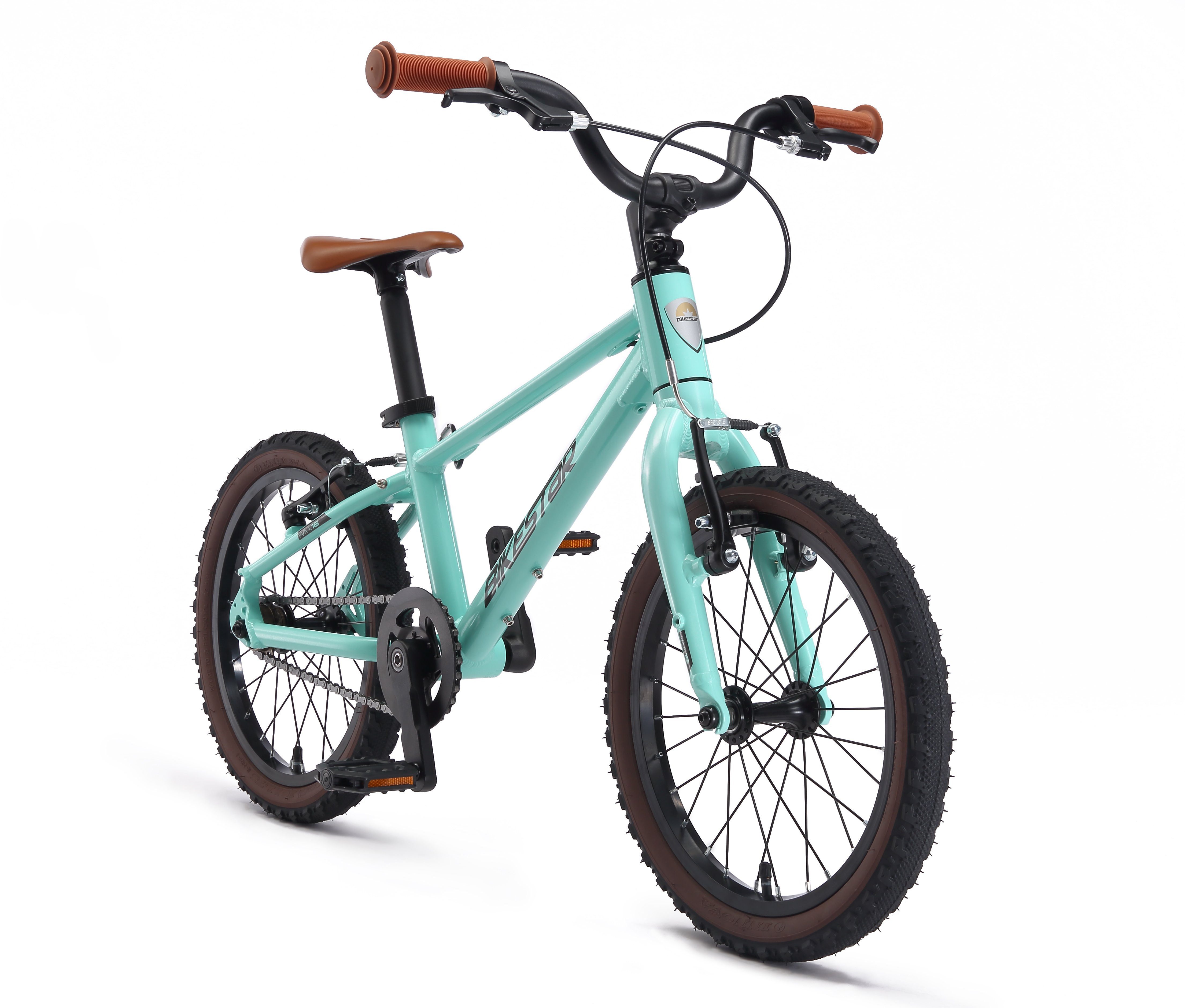 Bikestar Kinderfahrrad Leichtgewicht 6 kg 16 Zoll Aluminium ab 4 Jahre, 1 Gang, Reflektierende Reifen, leichtes Treten, ergonomischer Rahmen