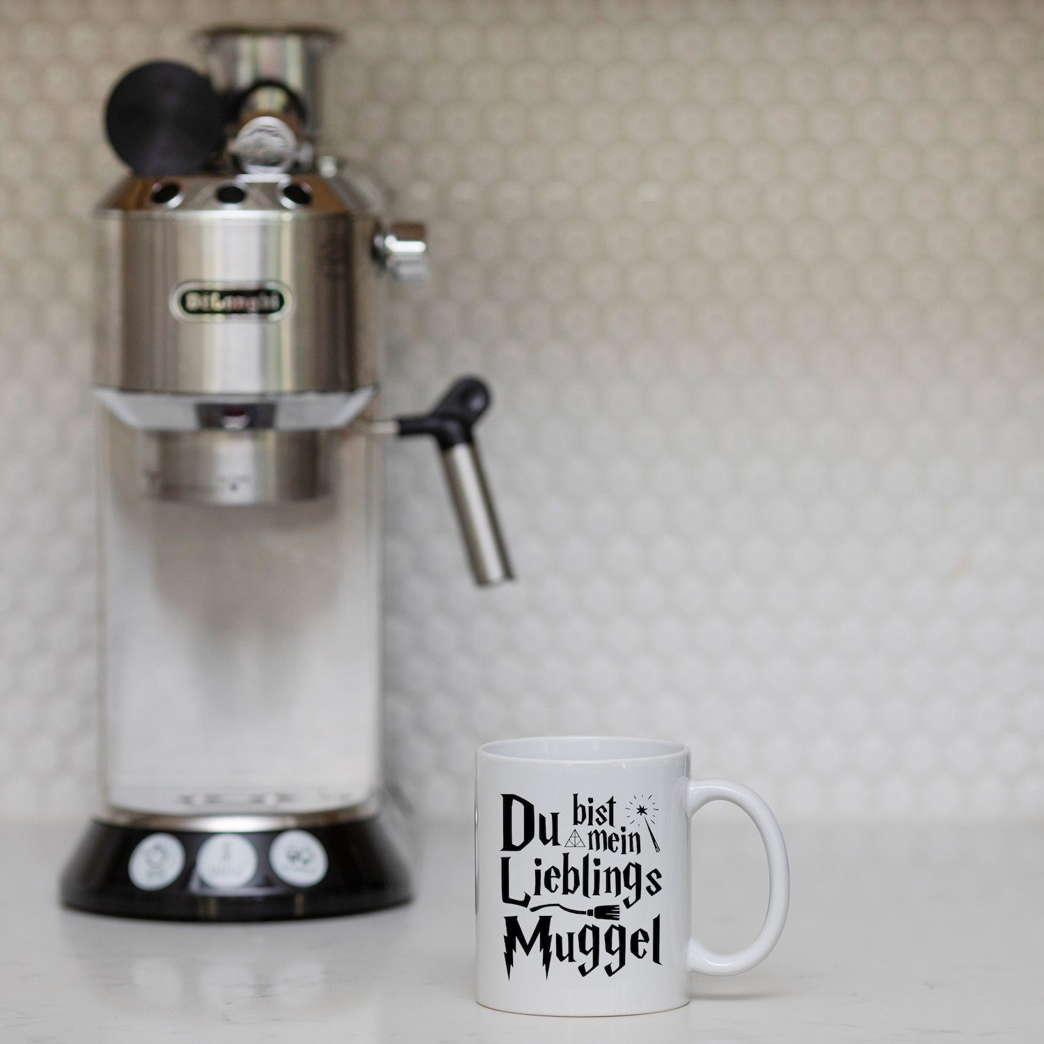 Geschenk, Motiv Weiss Bist Mein Spruch Keramik, Du Youth Kaffeetasse mit Designz Lieblings-Muggel Tasse Zauber