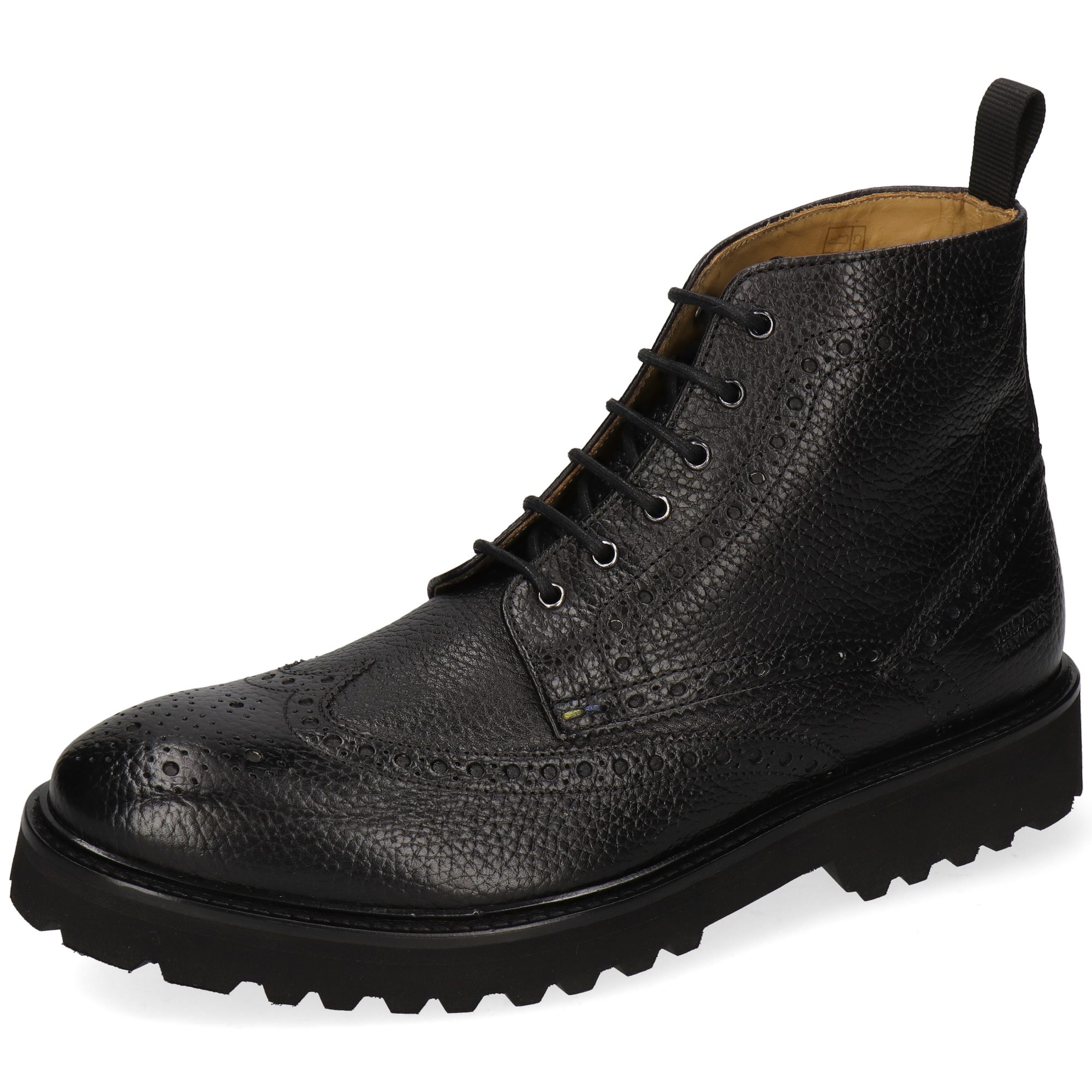 Melvin & Hamilton Matthew 7 Leder-Stiefeletten für Herren Stiefelette Plateausohlen, Echtes Leder, Vegetabile Gerbung