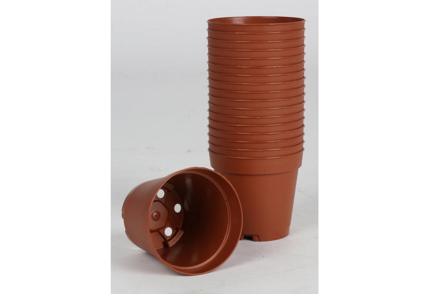 Romberg Anzuchttopf Anzuchttöpfe 18er-Set 5,5cm Rund Terracotta Pflanzschalen Aussaattopf