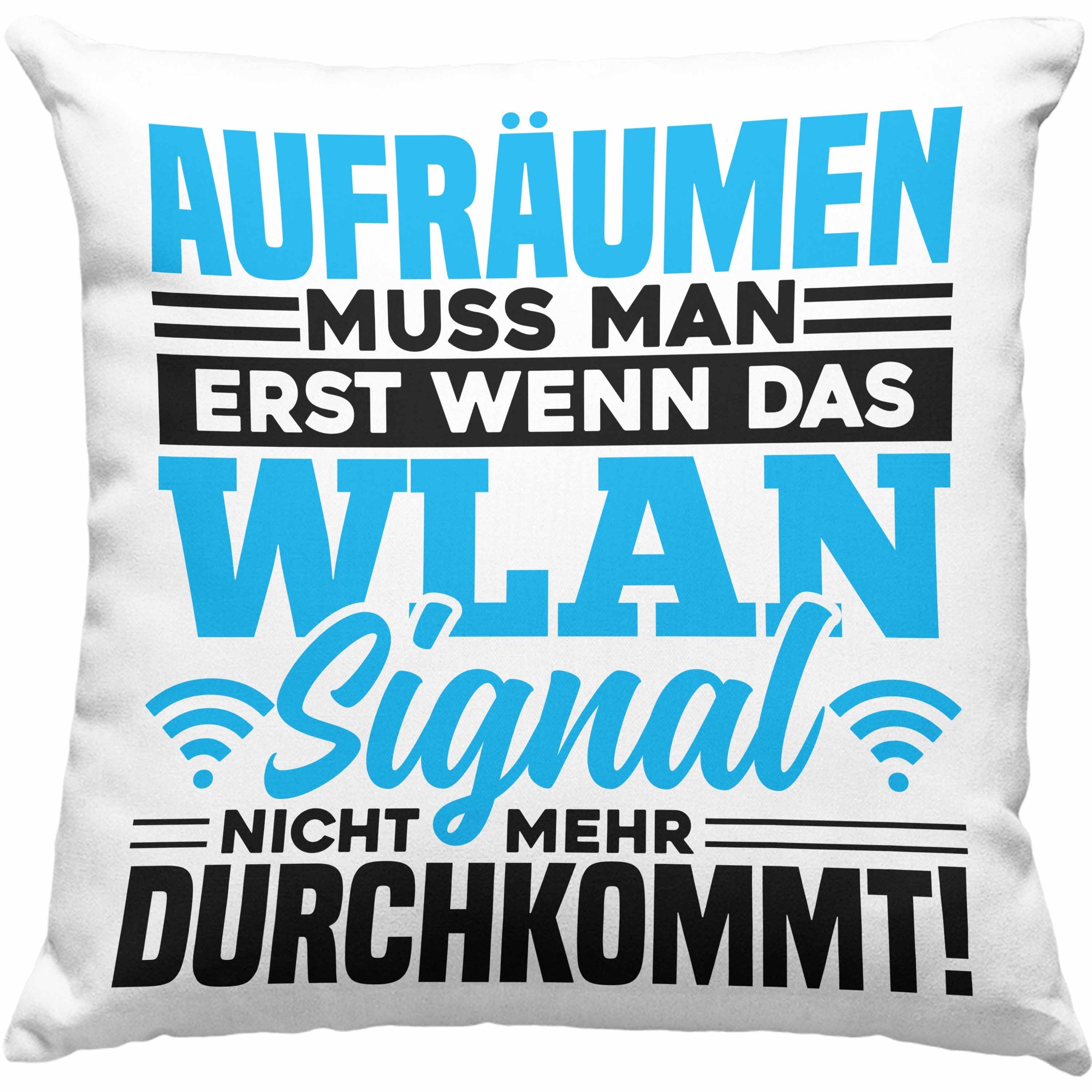Trendation Dekokissen Trendation WLAN SIgnal Kissen Geschenk Lustiger