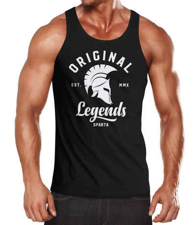 Neverless Tanktop »Herren Tank-Top Original Legends Gladiator Sparta Muskelshirt Muscle Shirt Neverless®« mit Print
