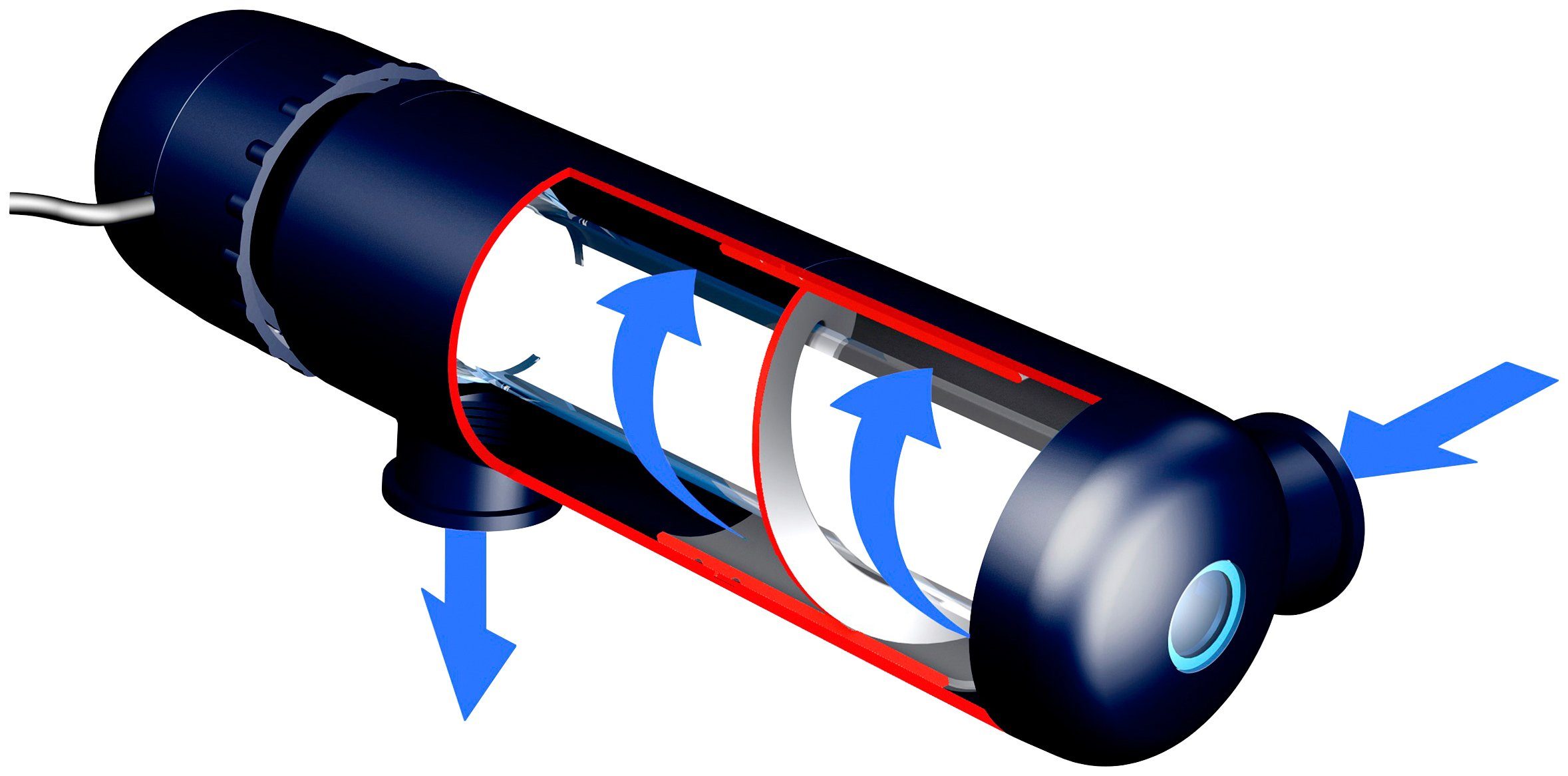 Ubbink UVC-Klärer AlgClear 10000, für Teiche bis 10 m³, für Teiche bis 10.000 l