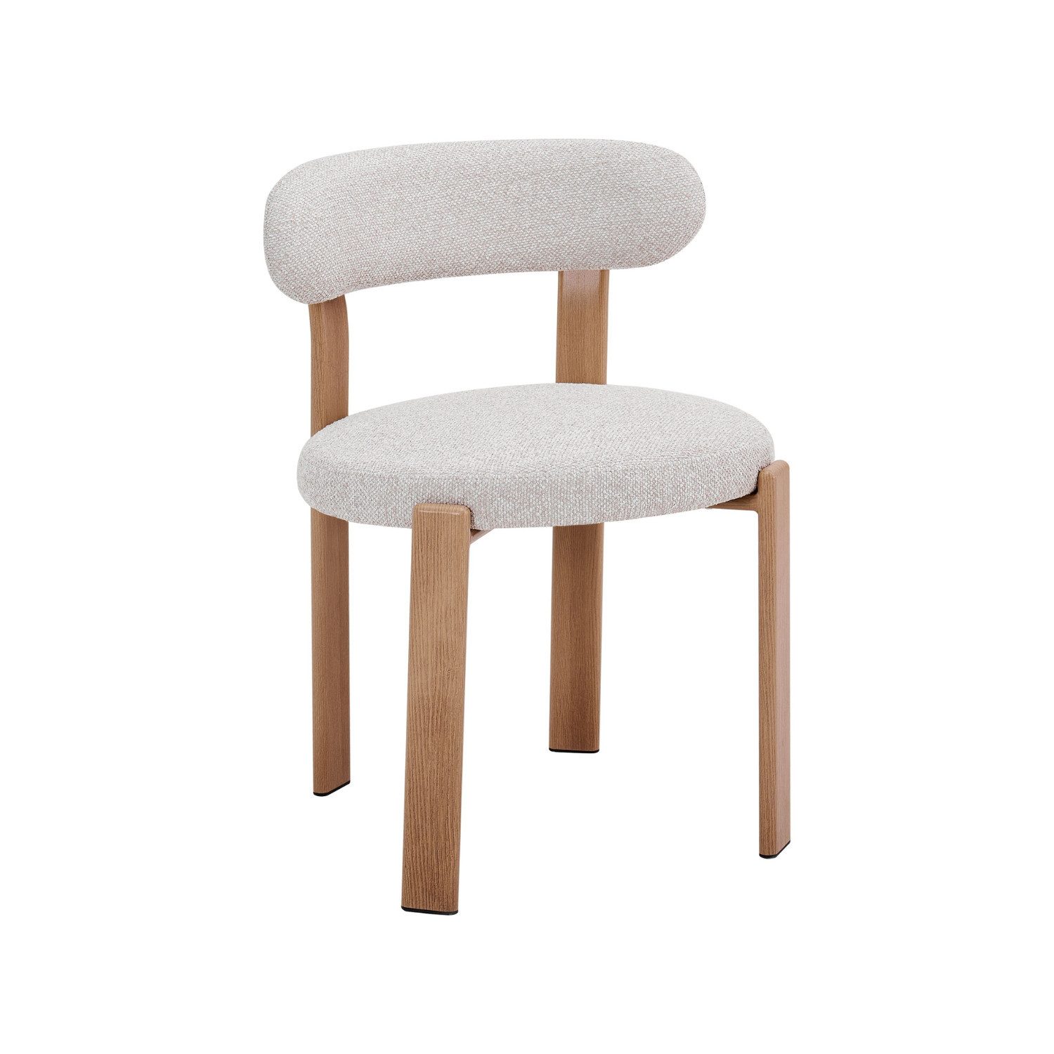 alesvelt Esszimmerstuhl BROOKE mit Rückenlehne und gepolsterte Sitzfläche (2er/4er/6er- Set), 52x50,5x76,5H CM – Bild 3 von 5