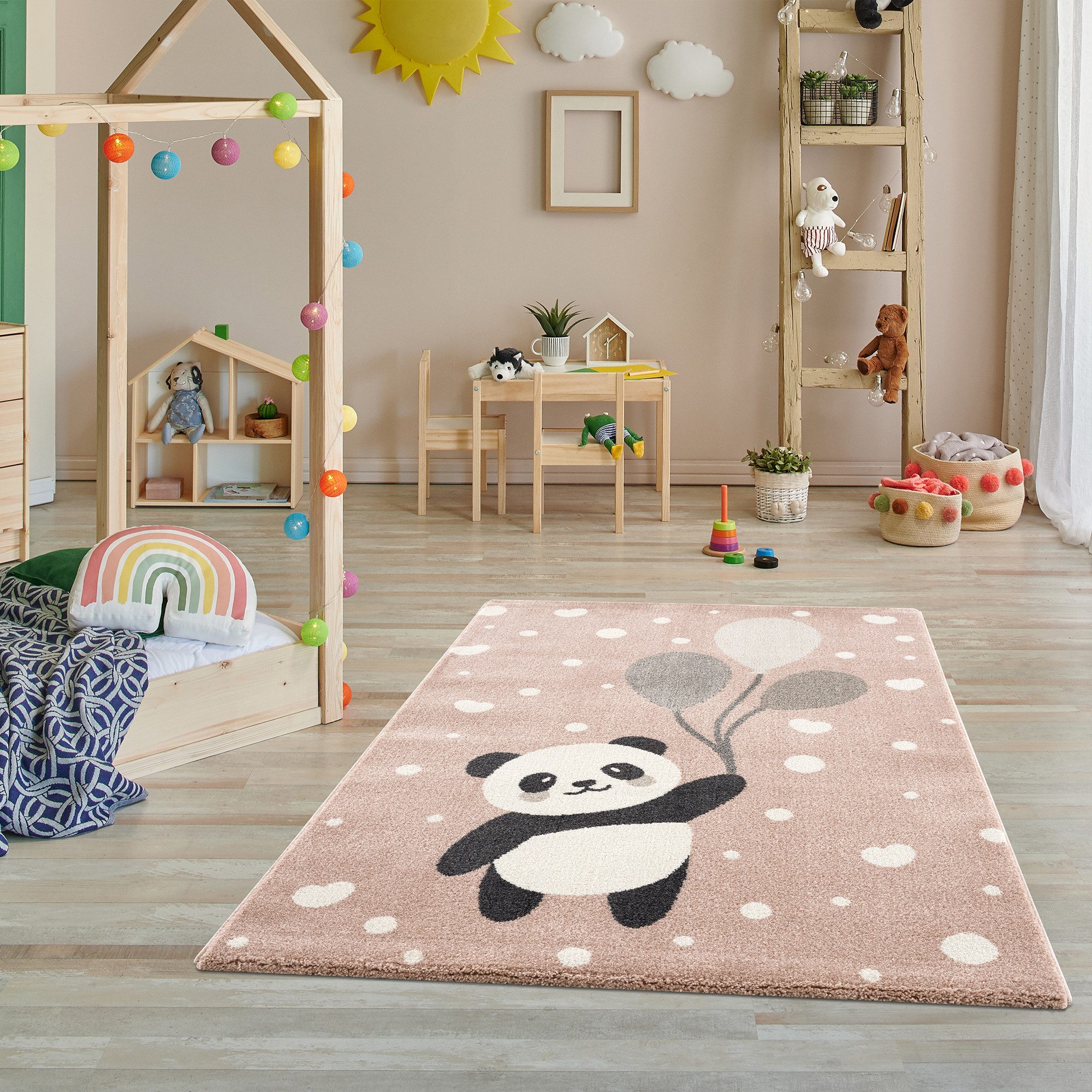 Jimri Kinderteppich Happy Friends Teppich für günstig online kaufen