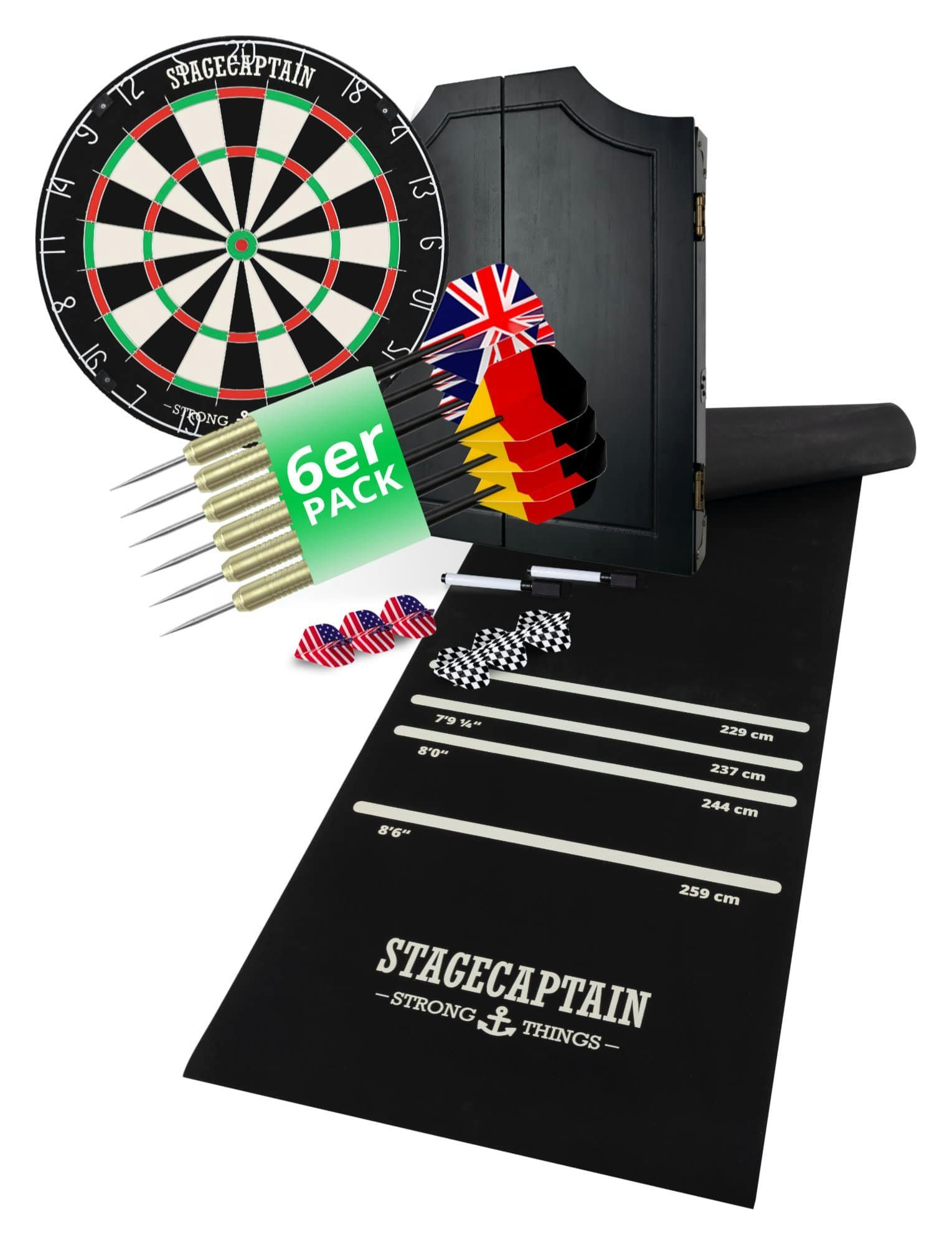 Dartscheibe DBC-1775 BK BullsEye Pub Dartschrank