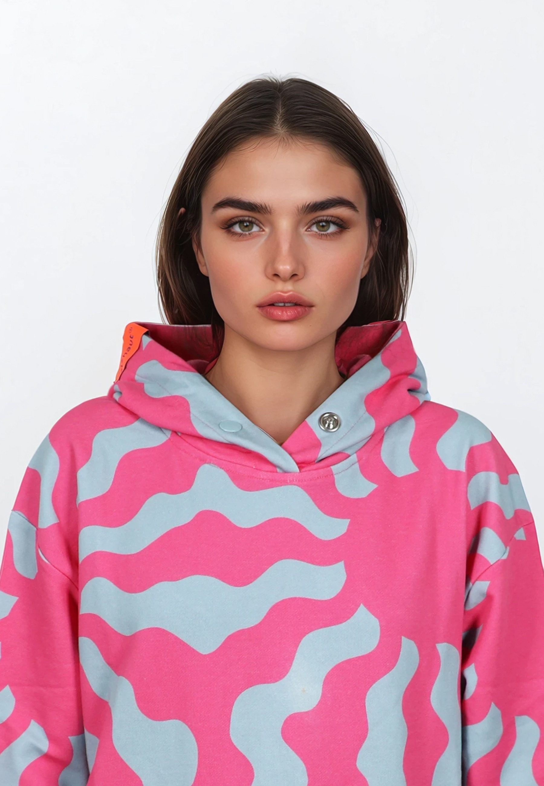 salzhaut Hoodie VERGNATZT Damen Oversized Damen Kapuzenpullover– lässig, frisch und nordisch charmant!