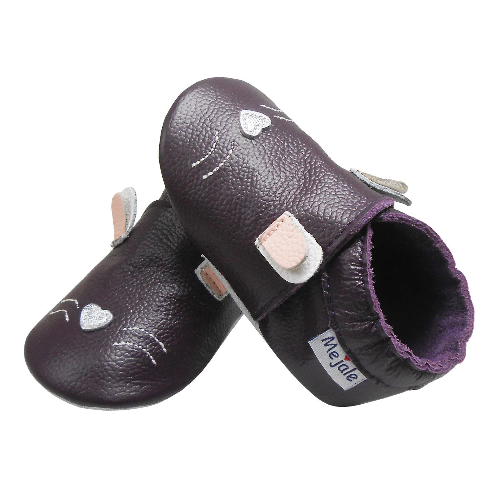 Mejale Mejale Leder Krabbelschuhe Babyschuhe Lauflernschuhe 100% Leder Mokassin