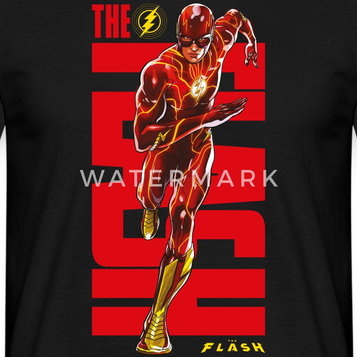 Spreadshirt T-Shirt The Flash Speedster Rotes Logo Männer T-Shirt (1-tlg)