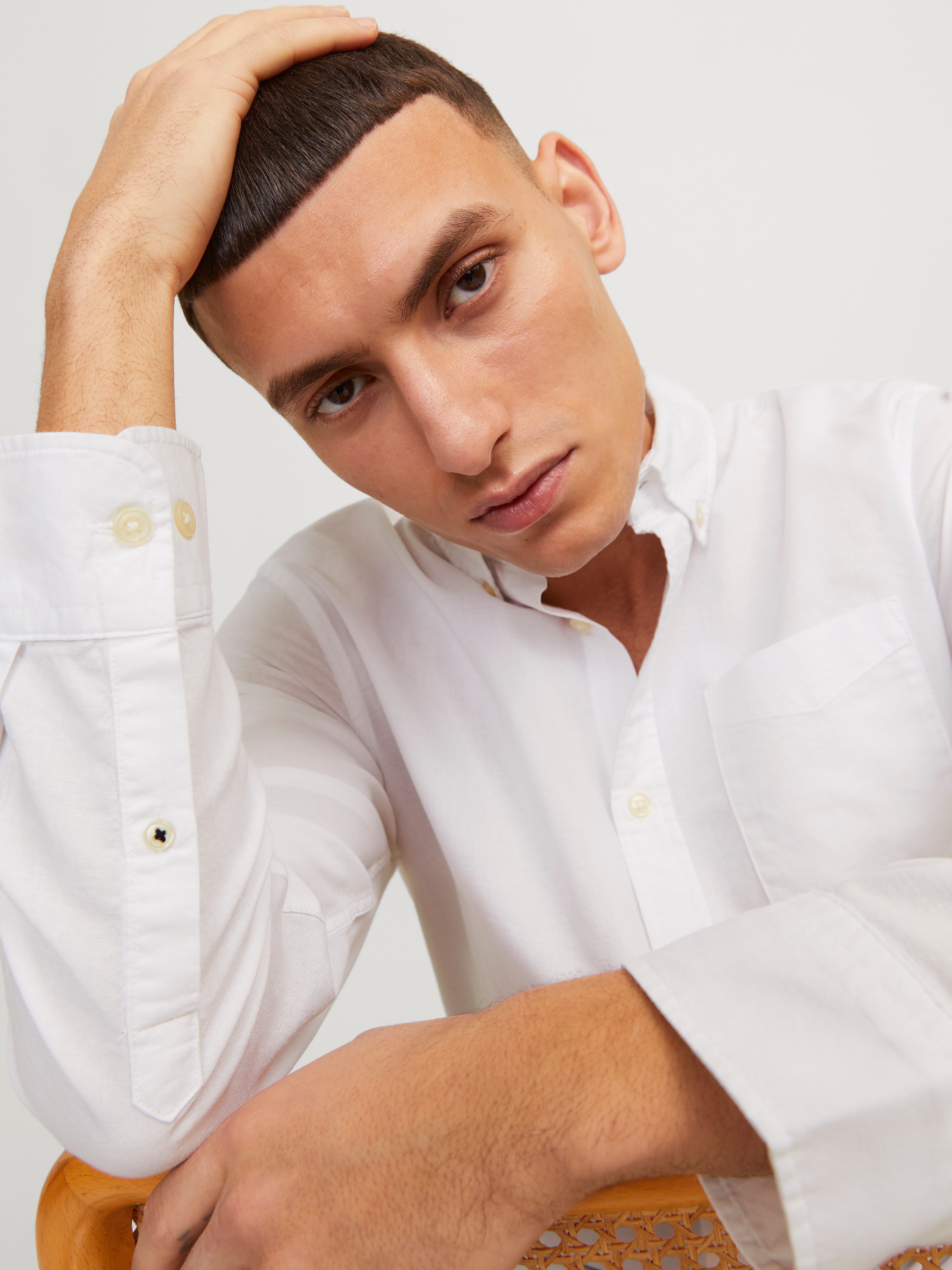 Jack & Jones Langarmhemd JJEOXFORD SHIRT LS NOOS – Bild 4 von 5