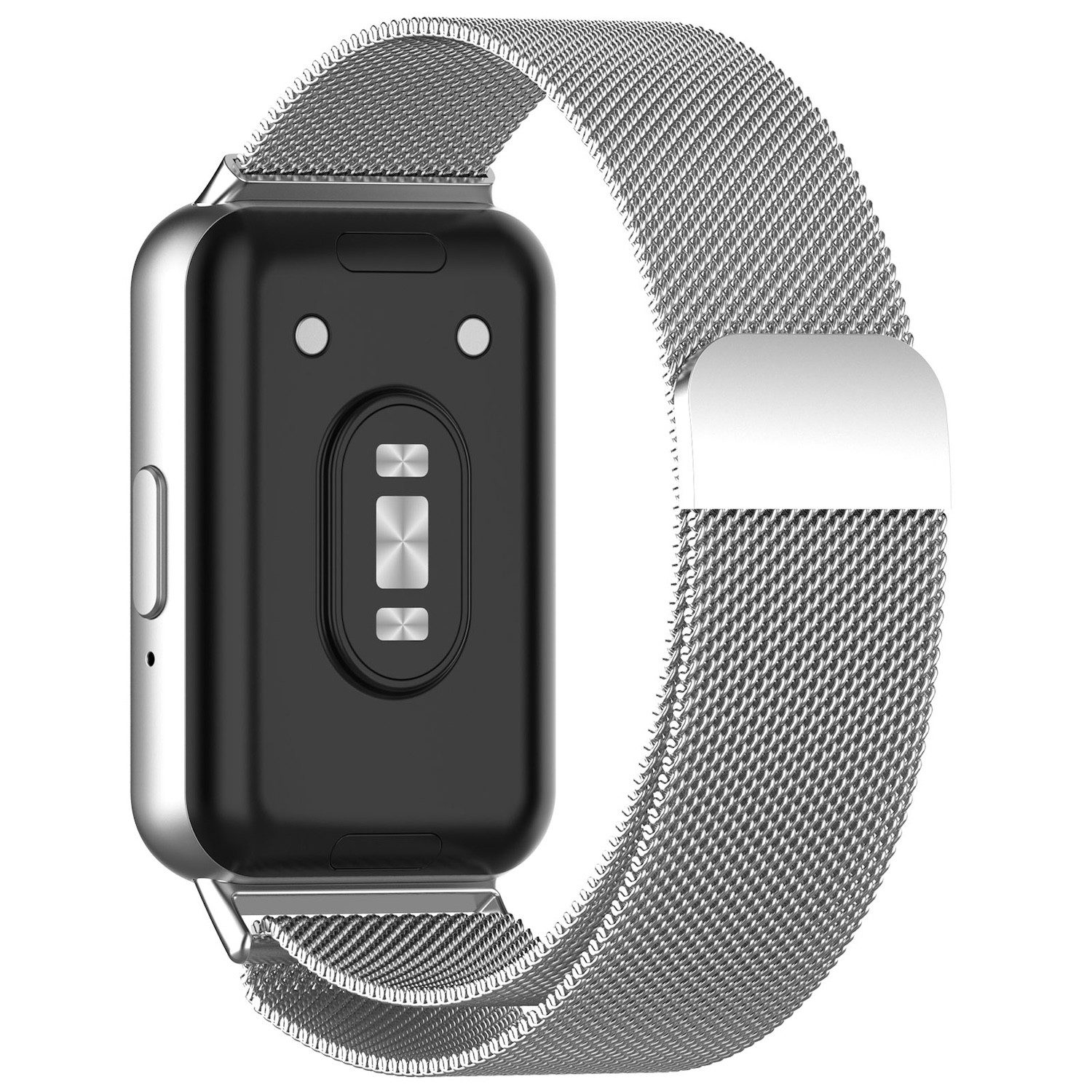 Wigento Smartwatch-Armband Für Samsung Galaxy Fit 3 Metall Stahl Mesh Armba günstig online kaufen